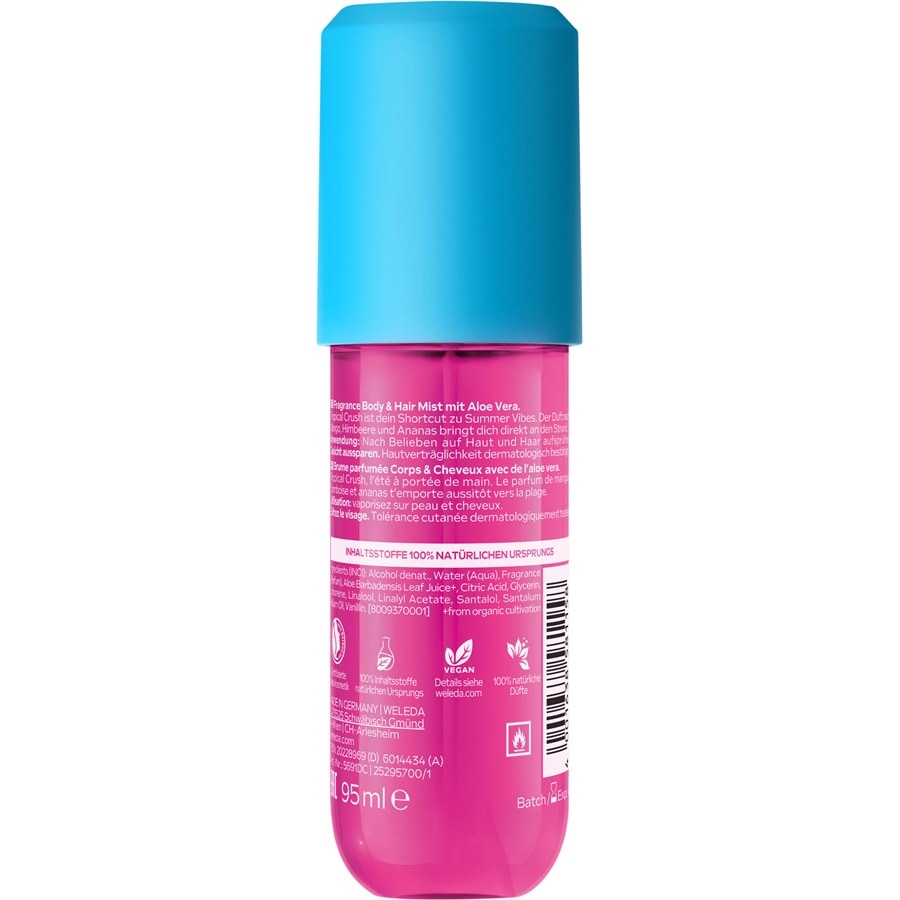 WELEDA Spraye do ciała i włosów Fragrance Body & Hair Mist Tropical Crush