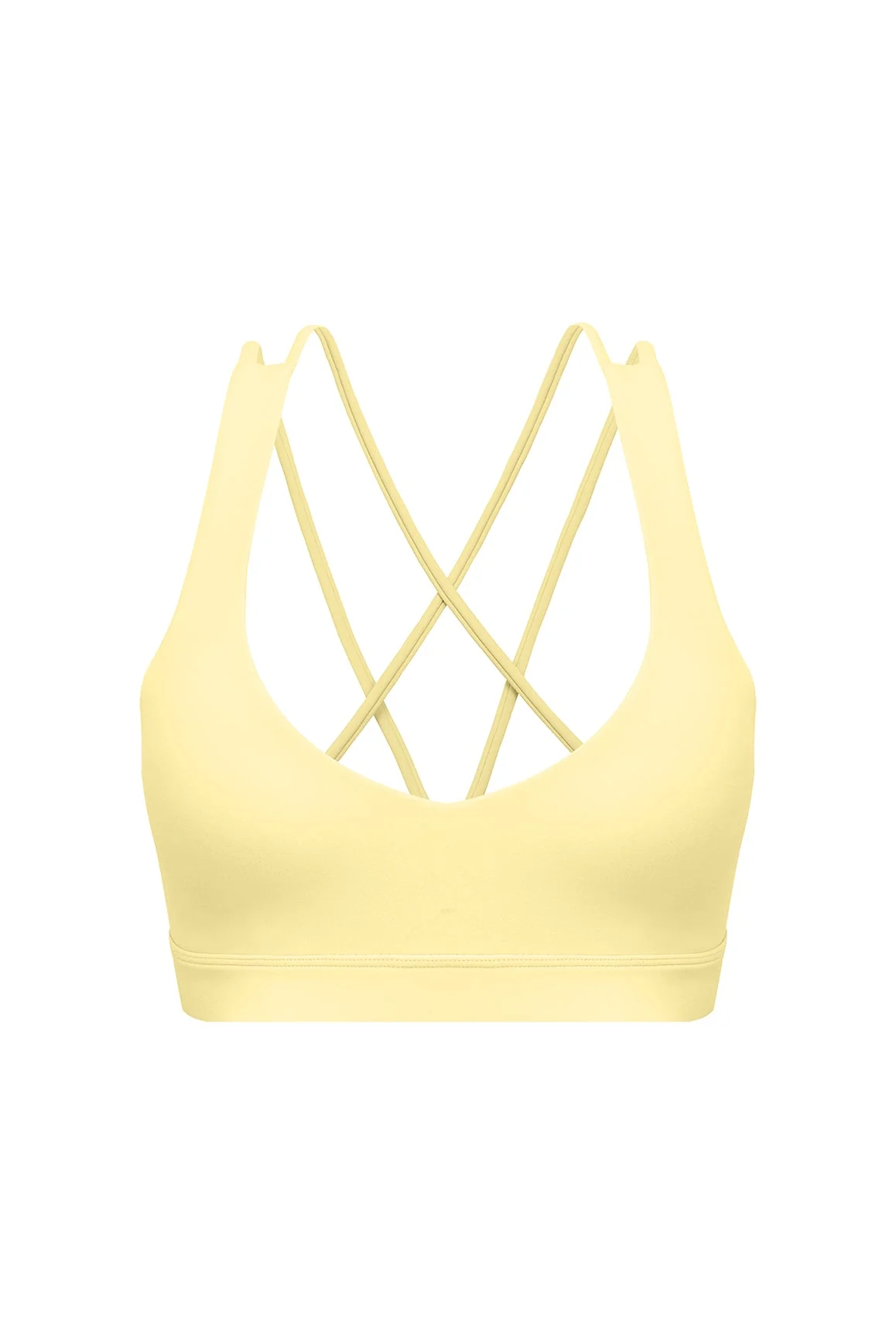 Scoop Neck Crossback Bra
