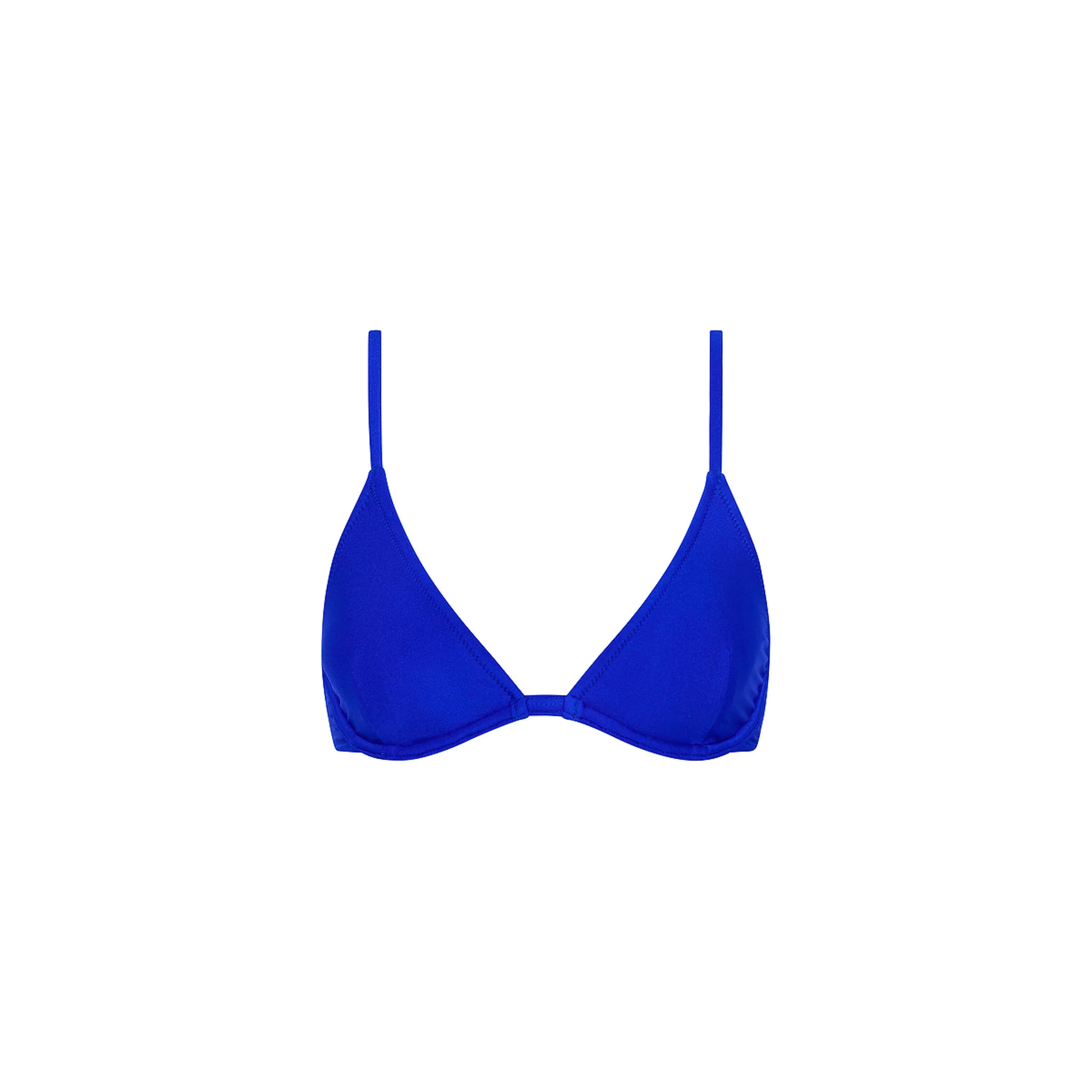 Underwire Triangle B-C Cup Bikini Top - Blue Lagoon