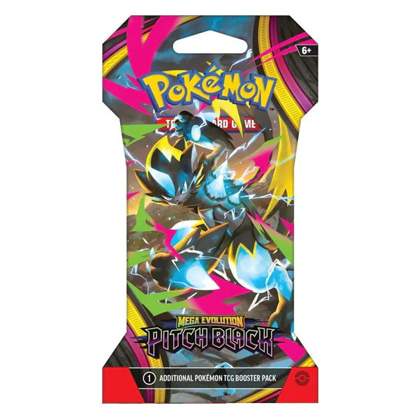 Pokémon TCG: ME05 Mega Evolution Pitch Black Sleeved Booster Pack (10 Cards)