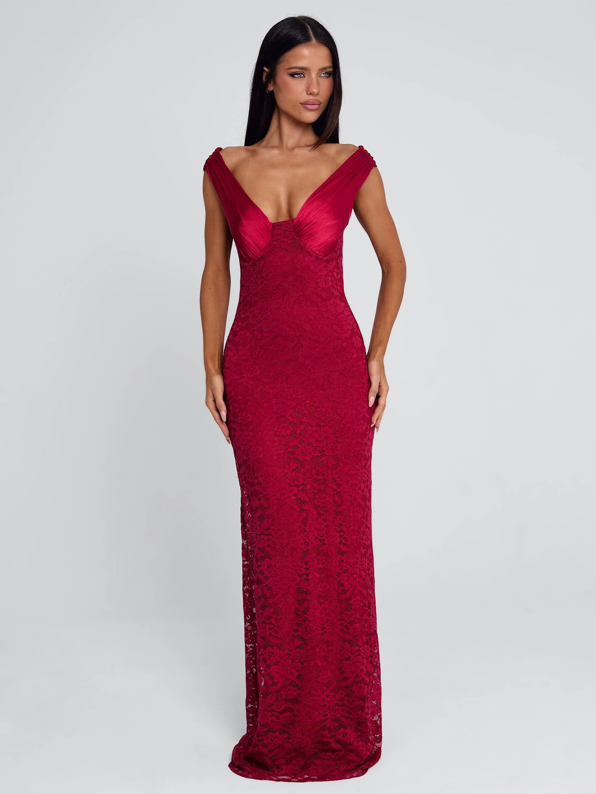 Sylora Maxi Dress Red
