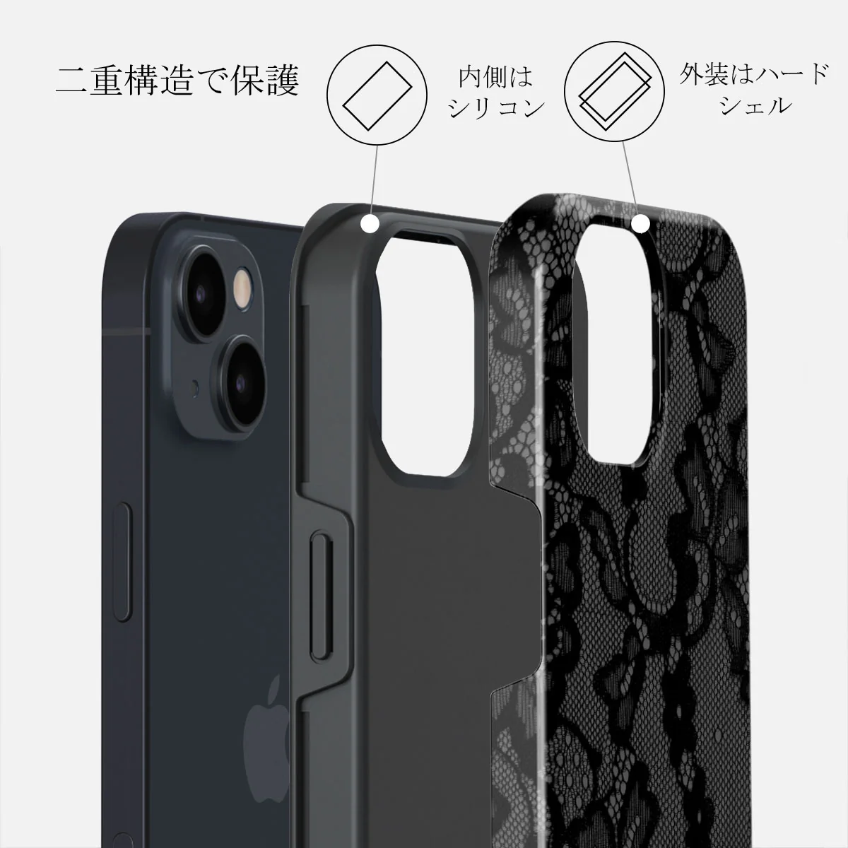 Magnetic - iPhone 13 ケース