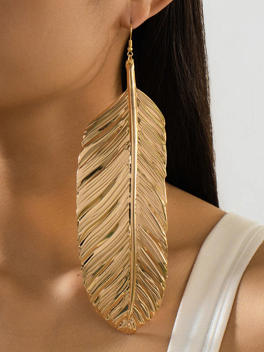 Leaves Shape Earrings Accessories