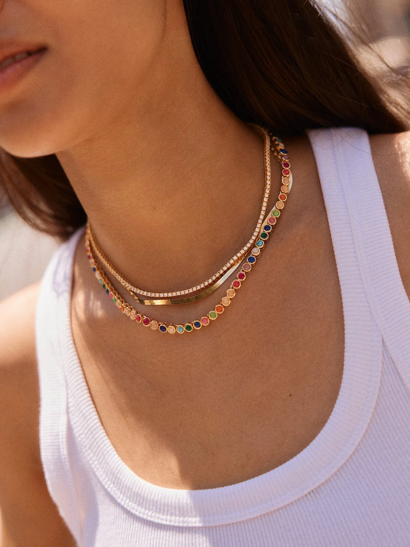 Mini Gia 14K Gold Necklace
