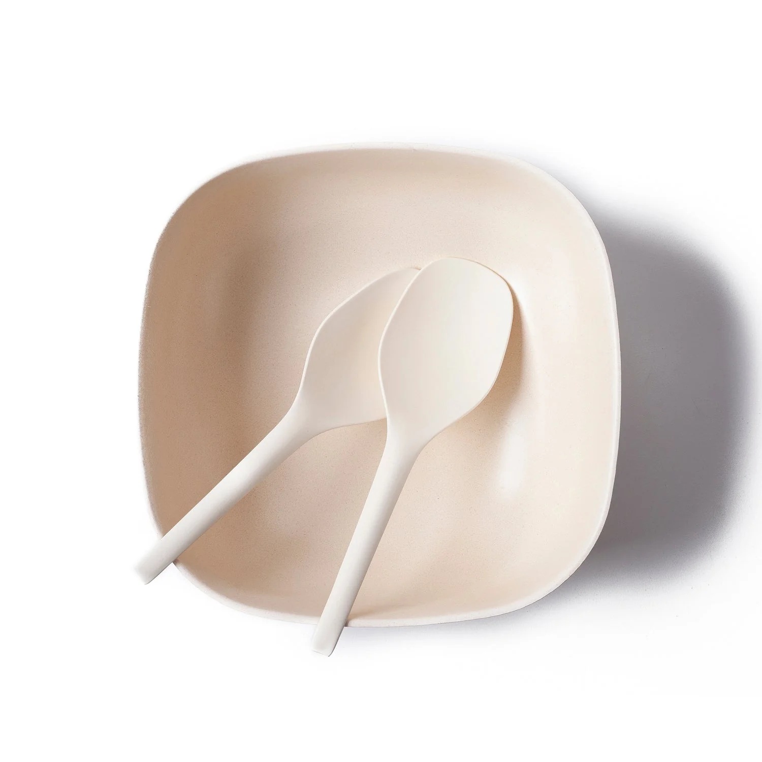 Vogeelle Salad Servers - Off White