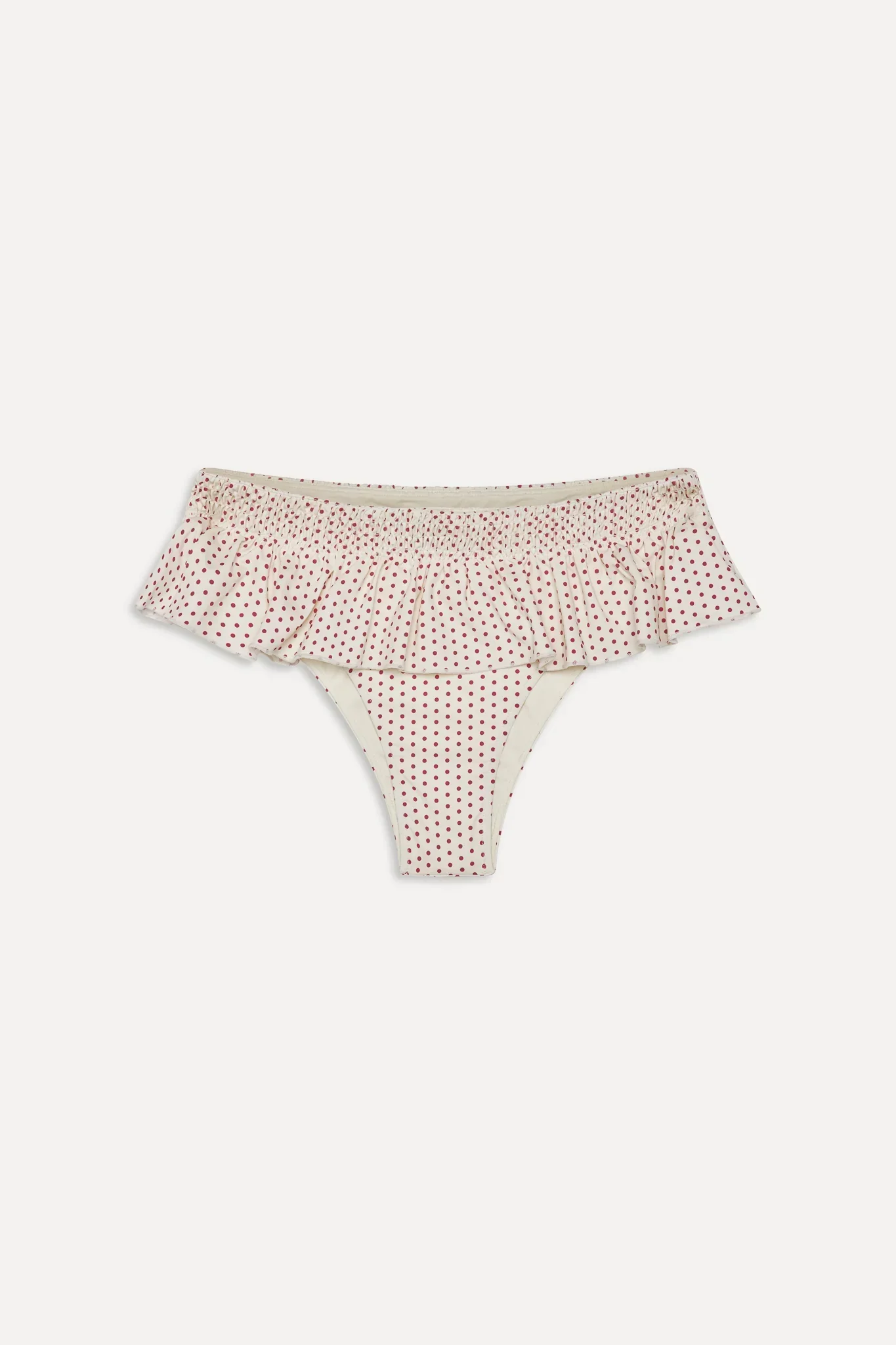x BELLA HADID Sunday Swim Skirt - Strawberry Polka Dot