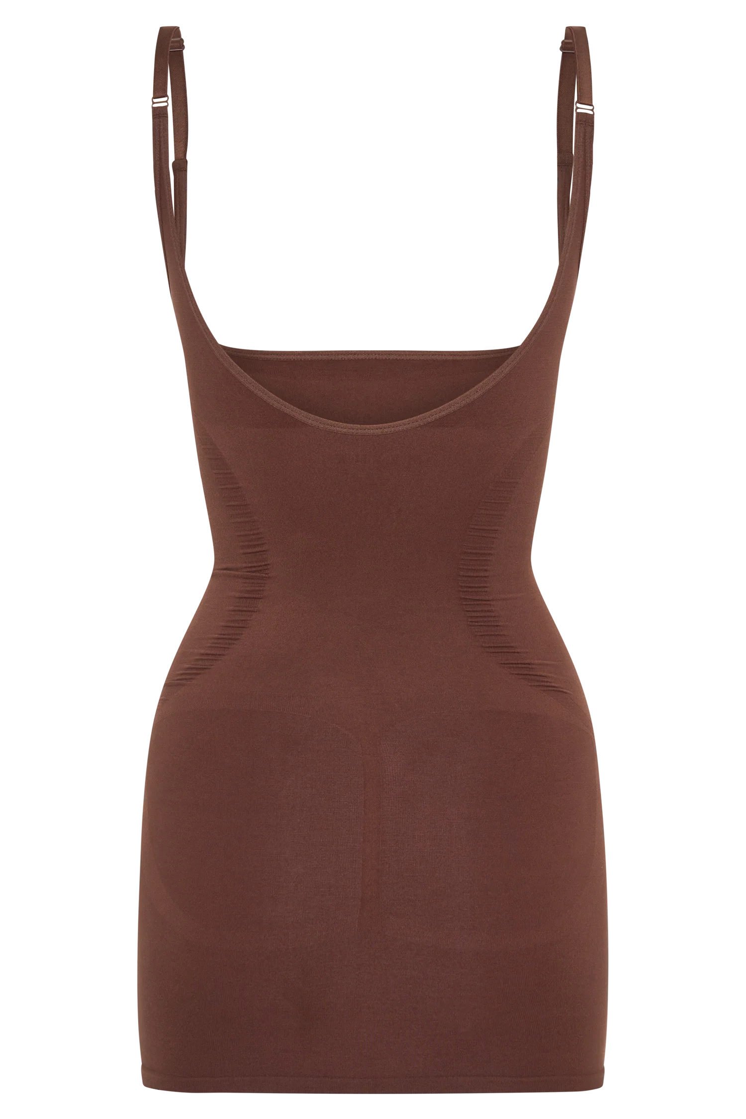 Jocelyn Backless Shapewear Mini Dress - Espresso