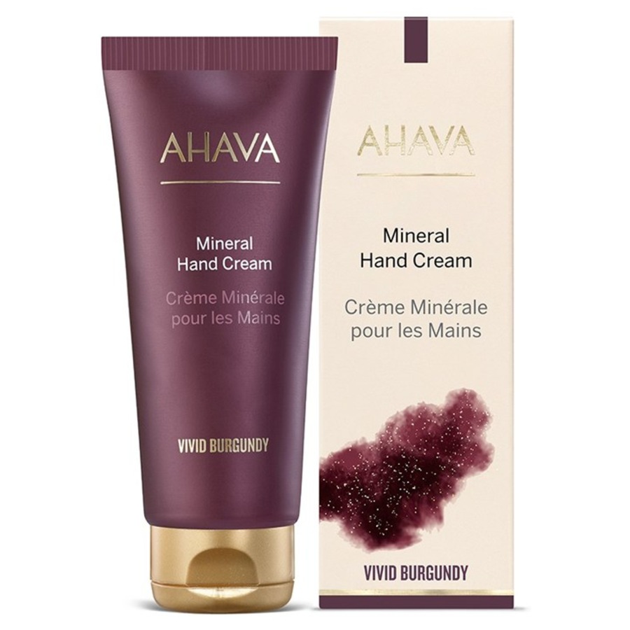Ahava Deadsea Water Hand Cream Vivid Burgundy