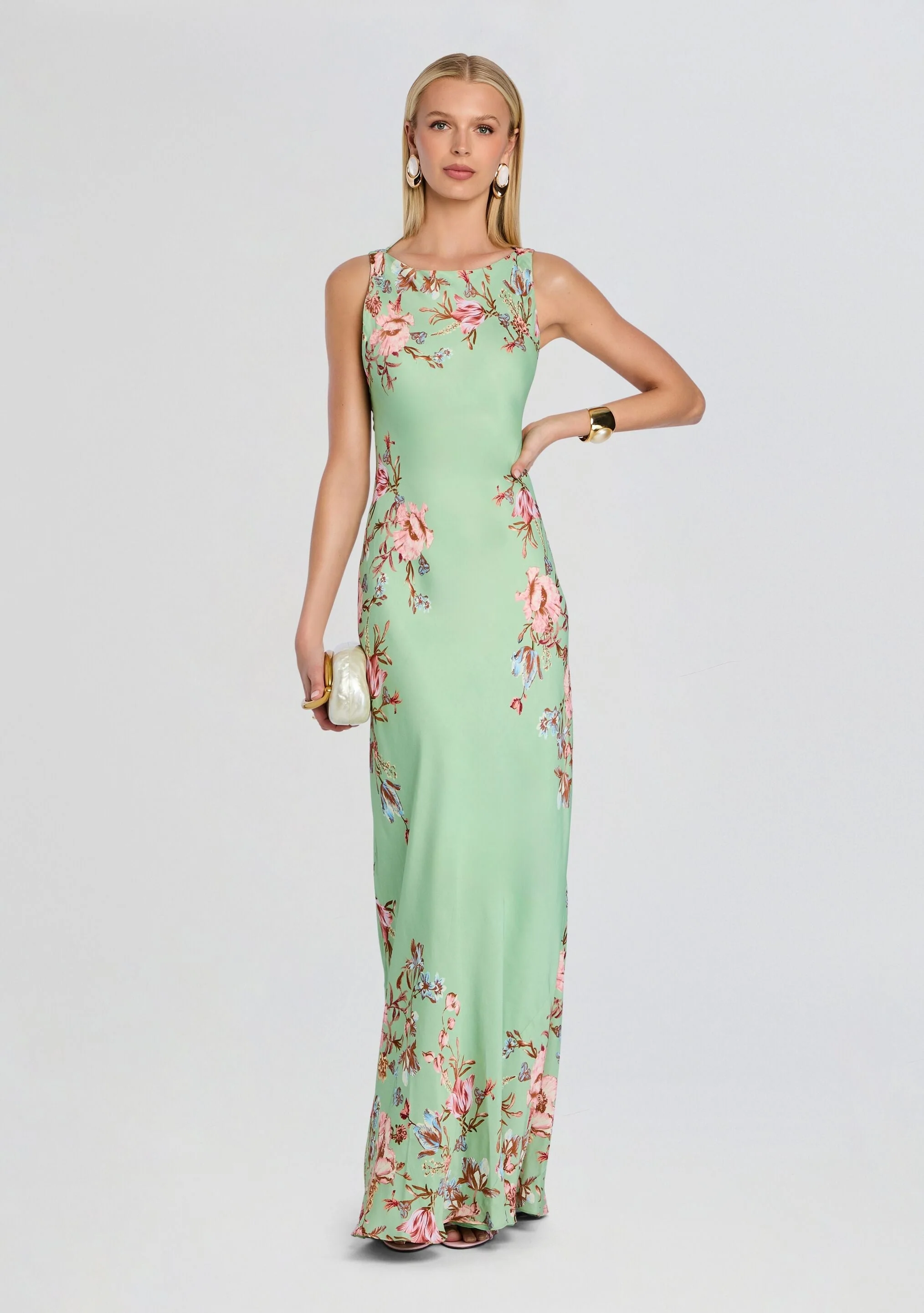 Ezra Bias Maxi Dress