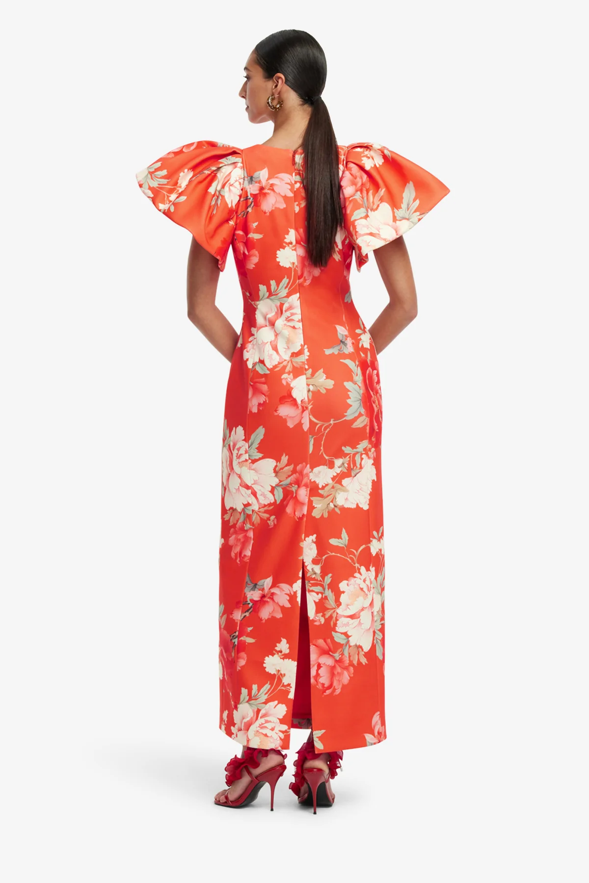 Lucinda Maxi Dress - Saffron Peony Print