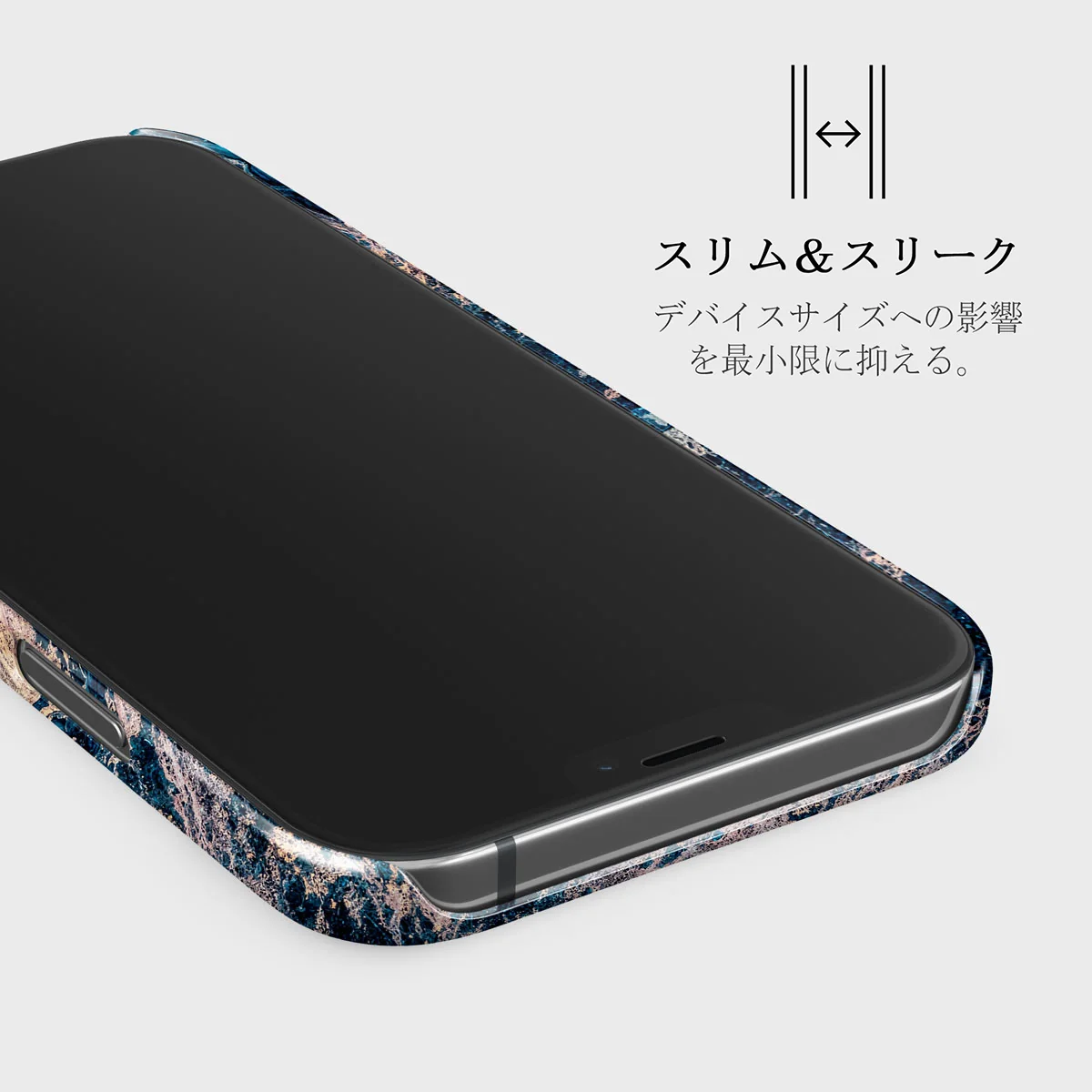 Mystic River - Blue Marble iPhone 12 ケース