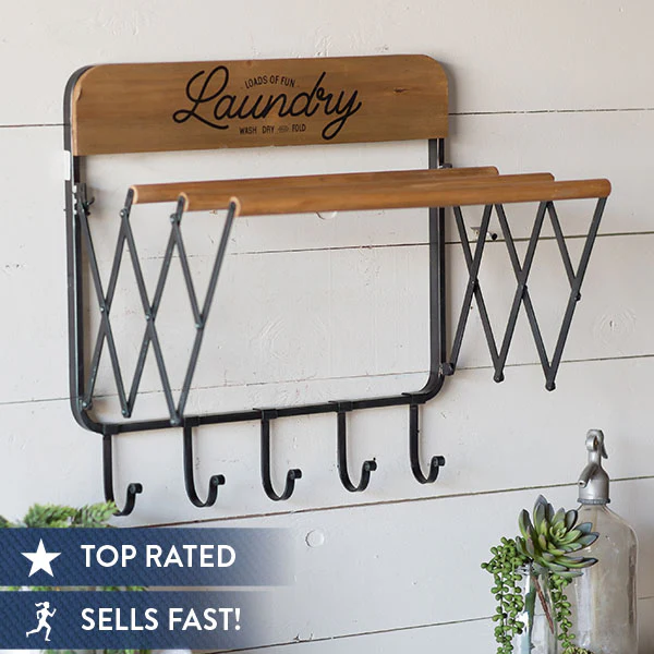 Accordion Laundry Drying Rack