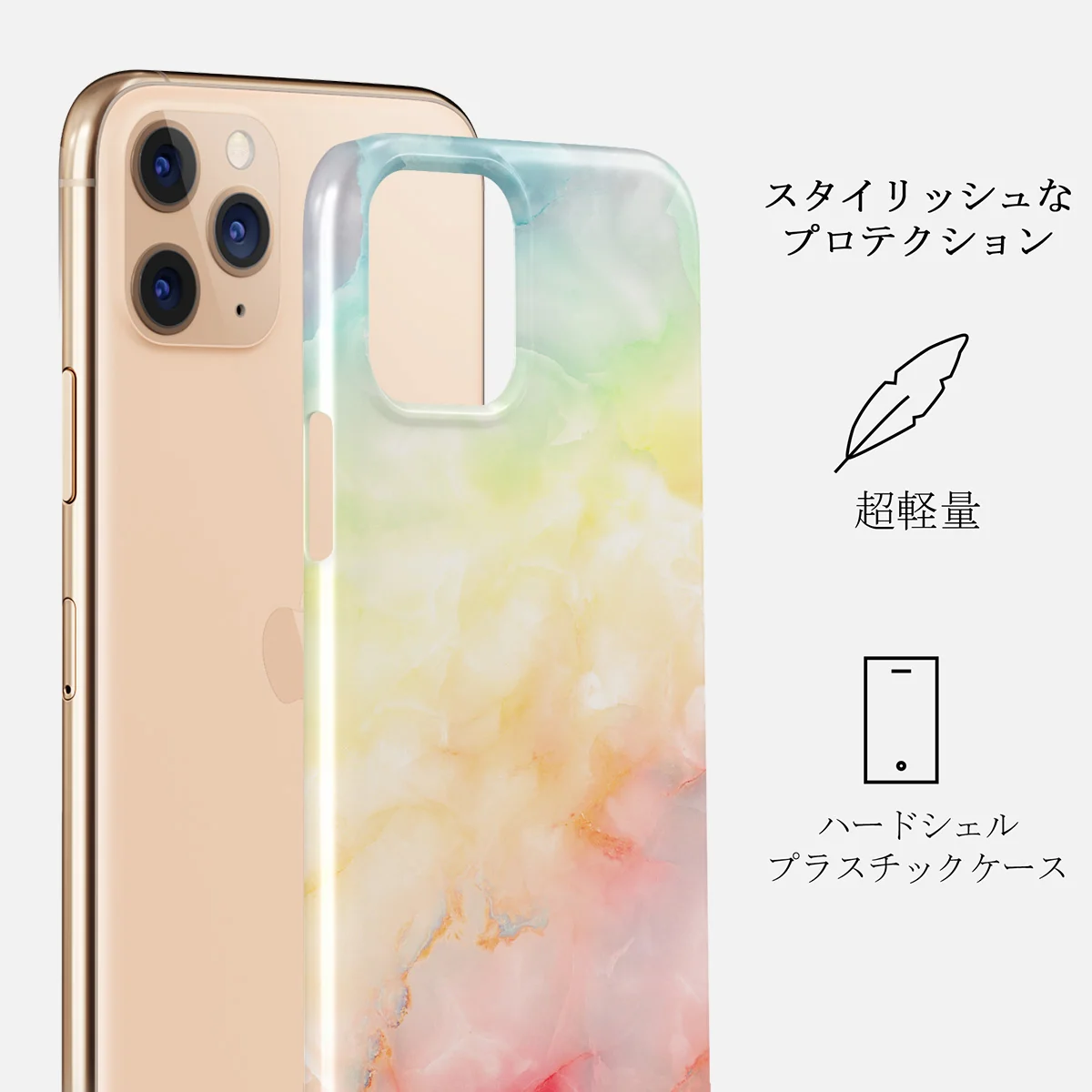 New Flame - Rainbow iPhone 11 Pro Max ケース