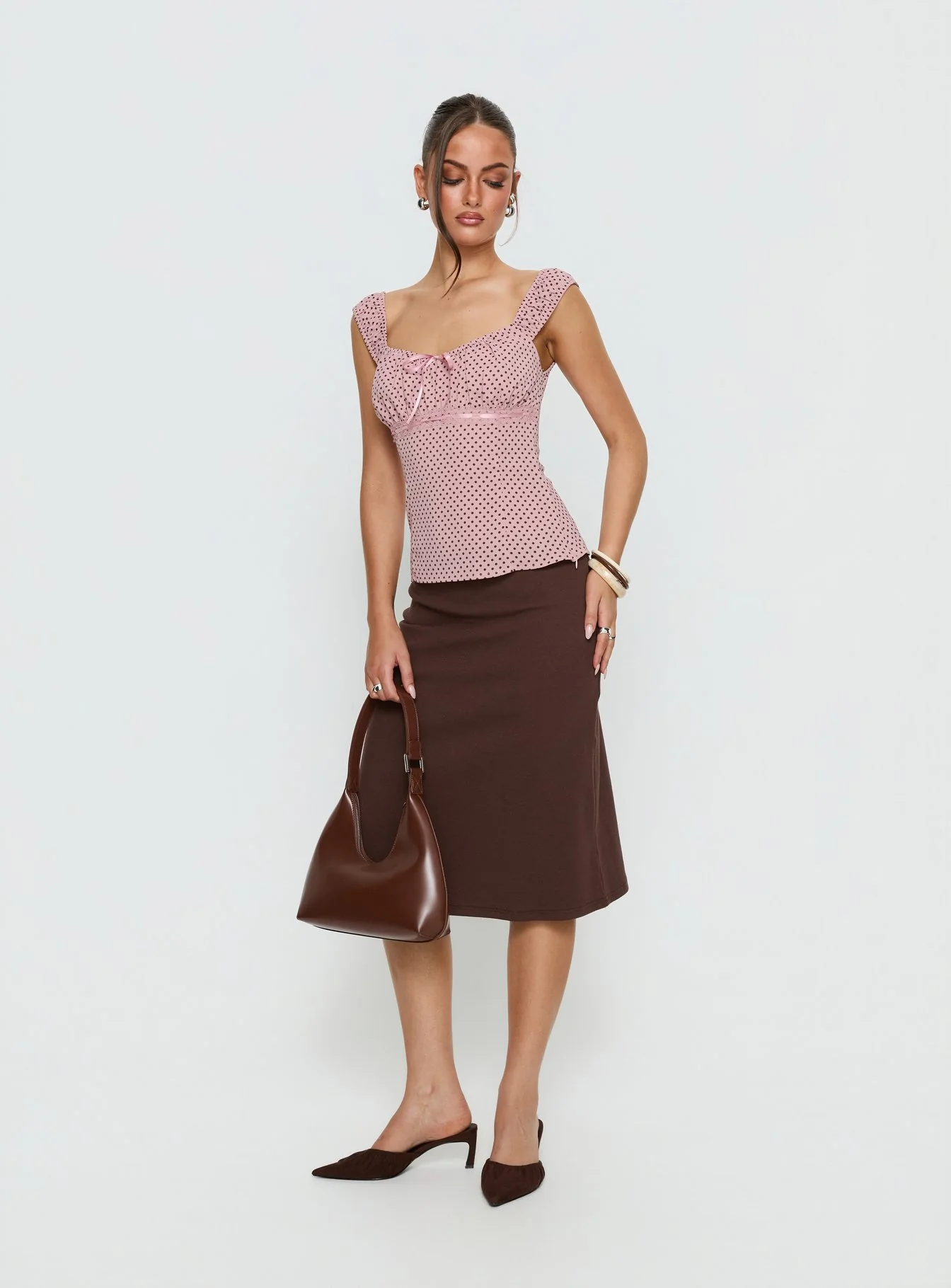 Garconne Top Pink Polka