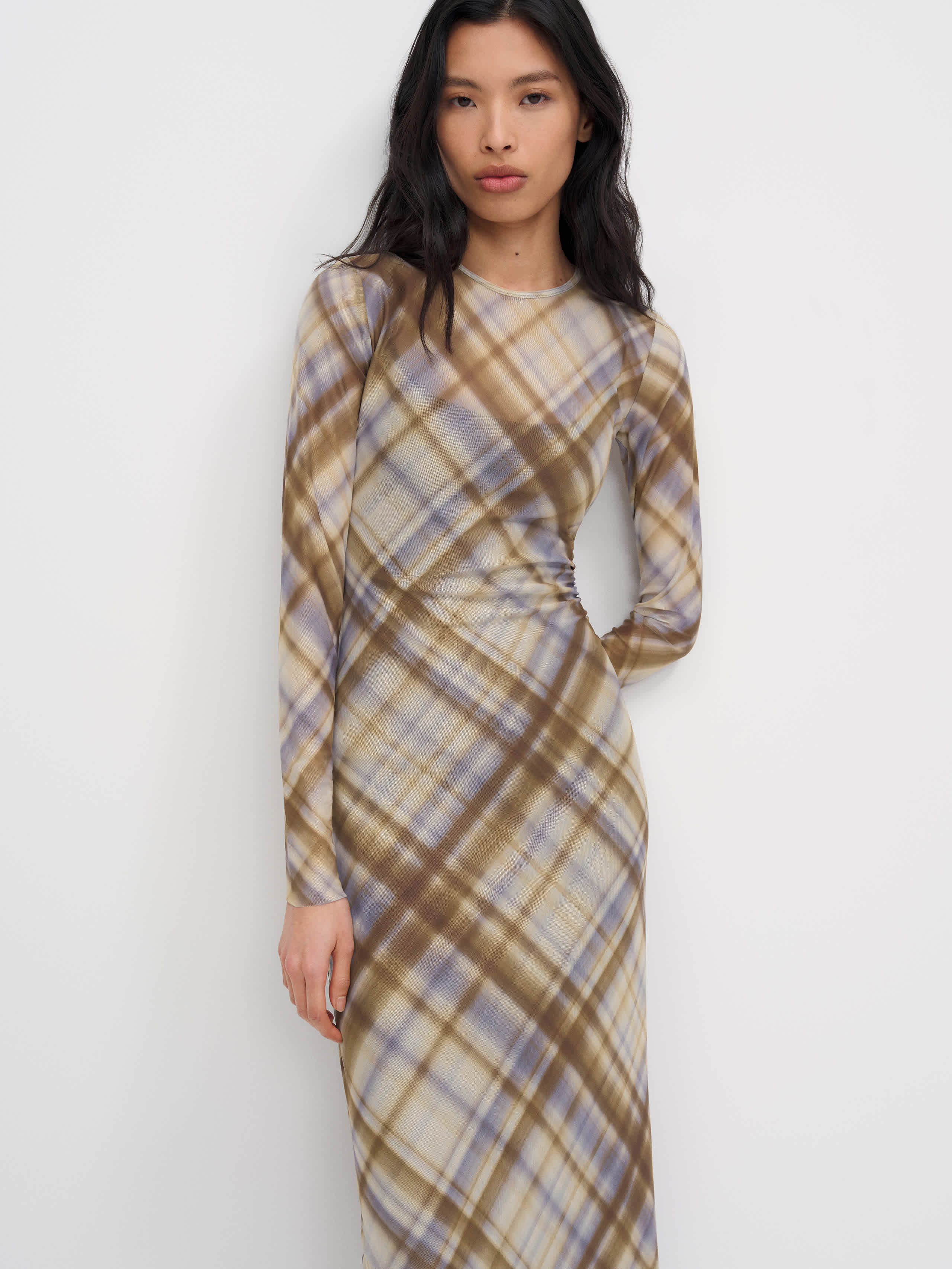 Rene Mesh Knit Dress