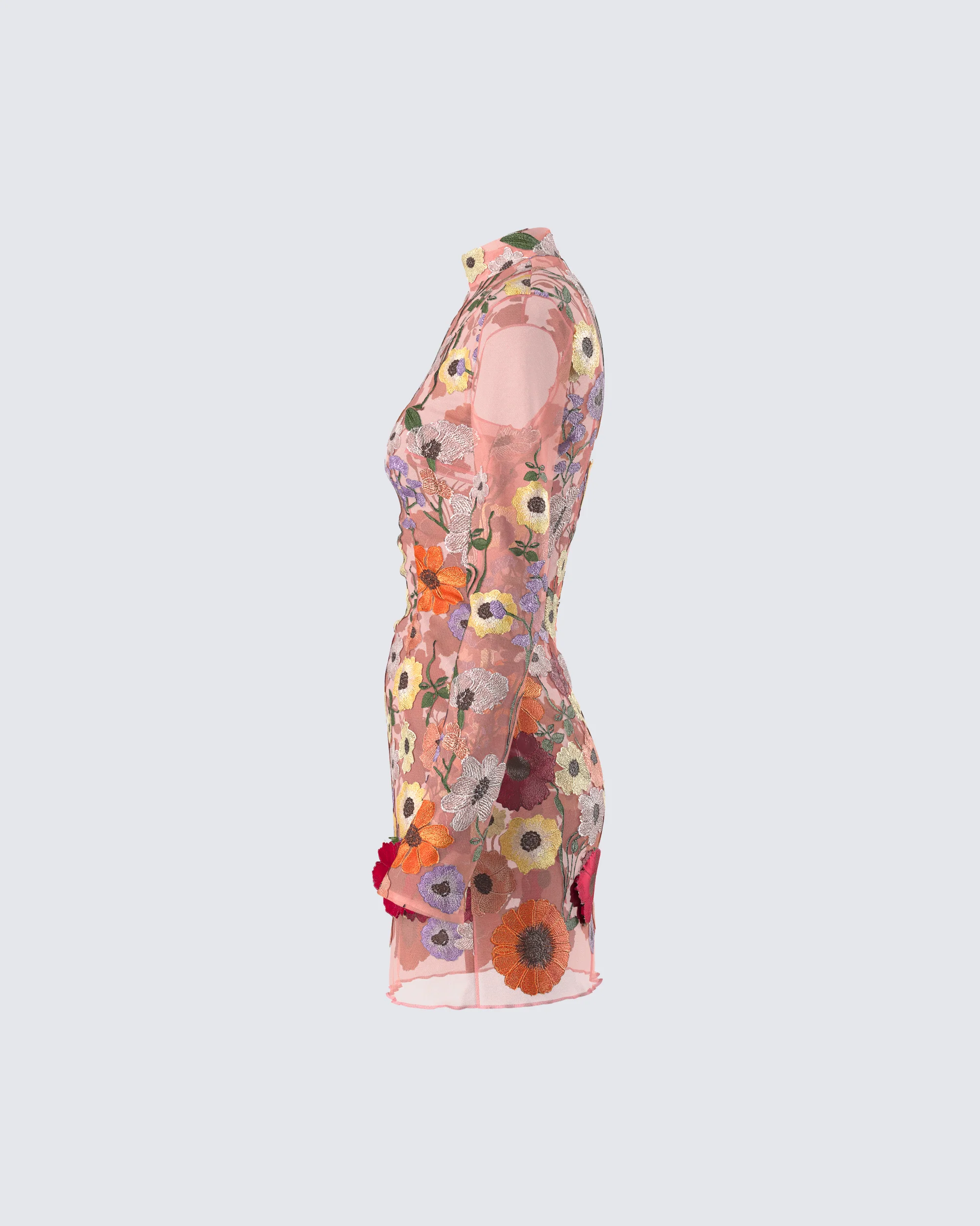 Flora Flower Mini Dress