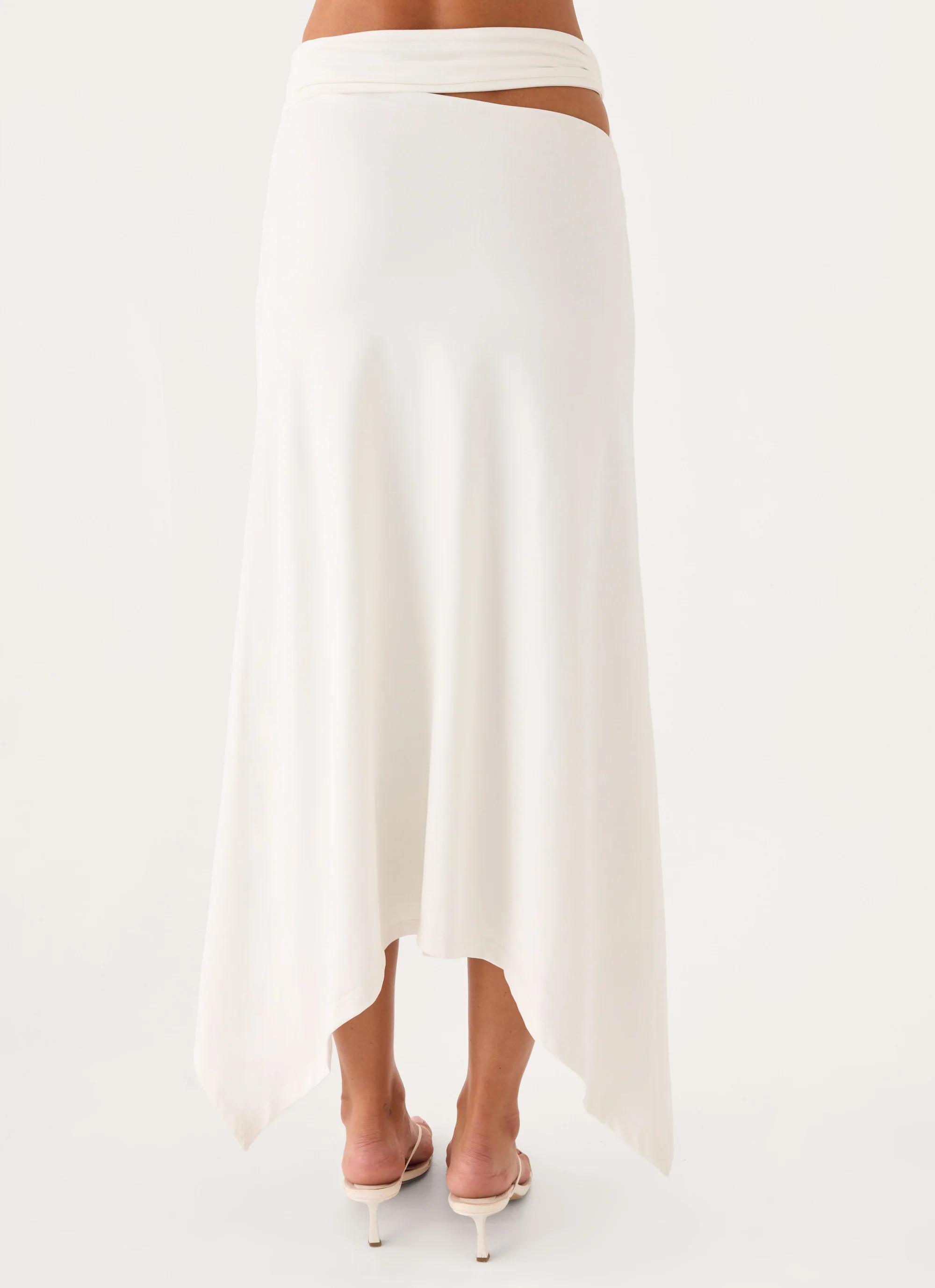 Overdrive Midi Skirt - White