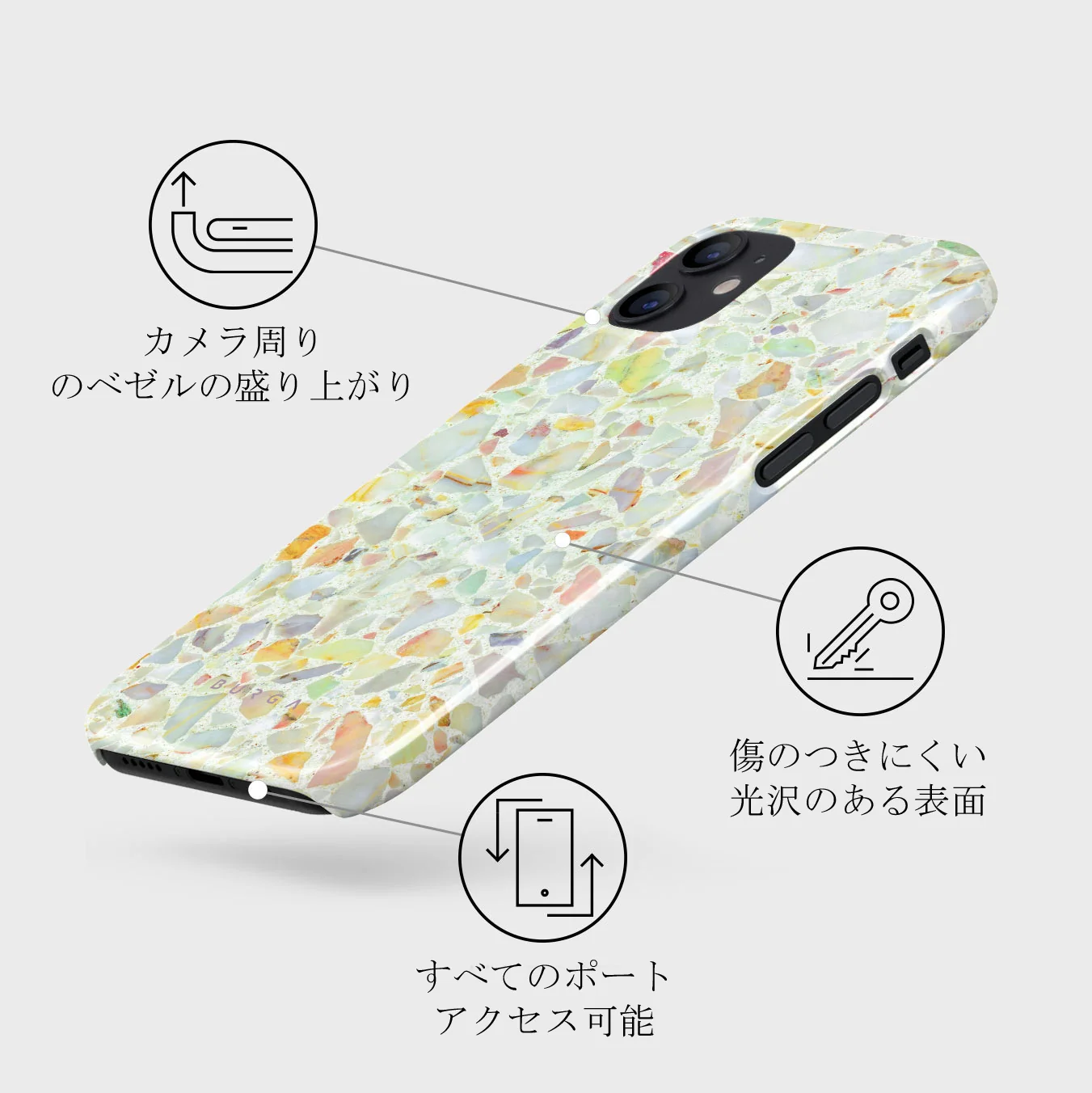 Rainbow Crush - iPhone 12 Mini ケース