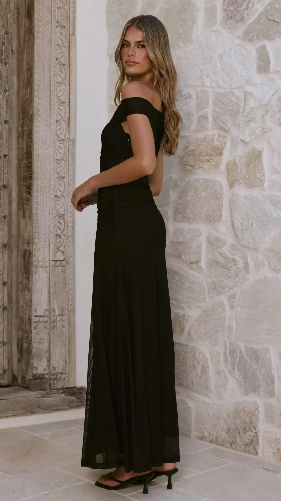 Malayah Maxi Dress - Black - luluinthesky