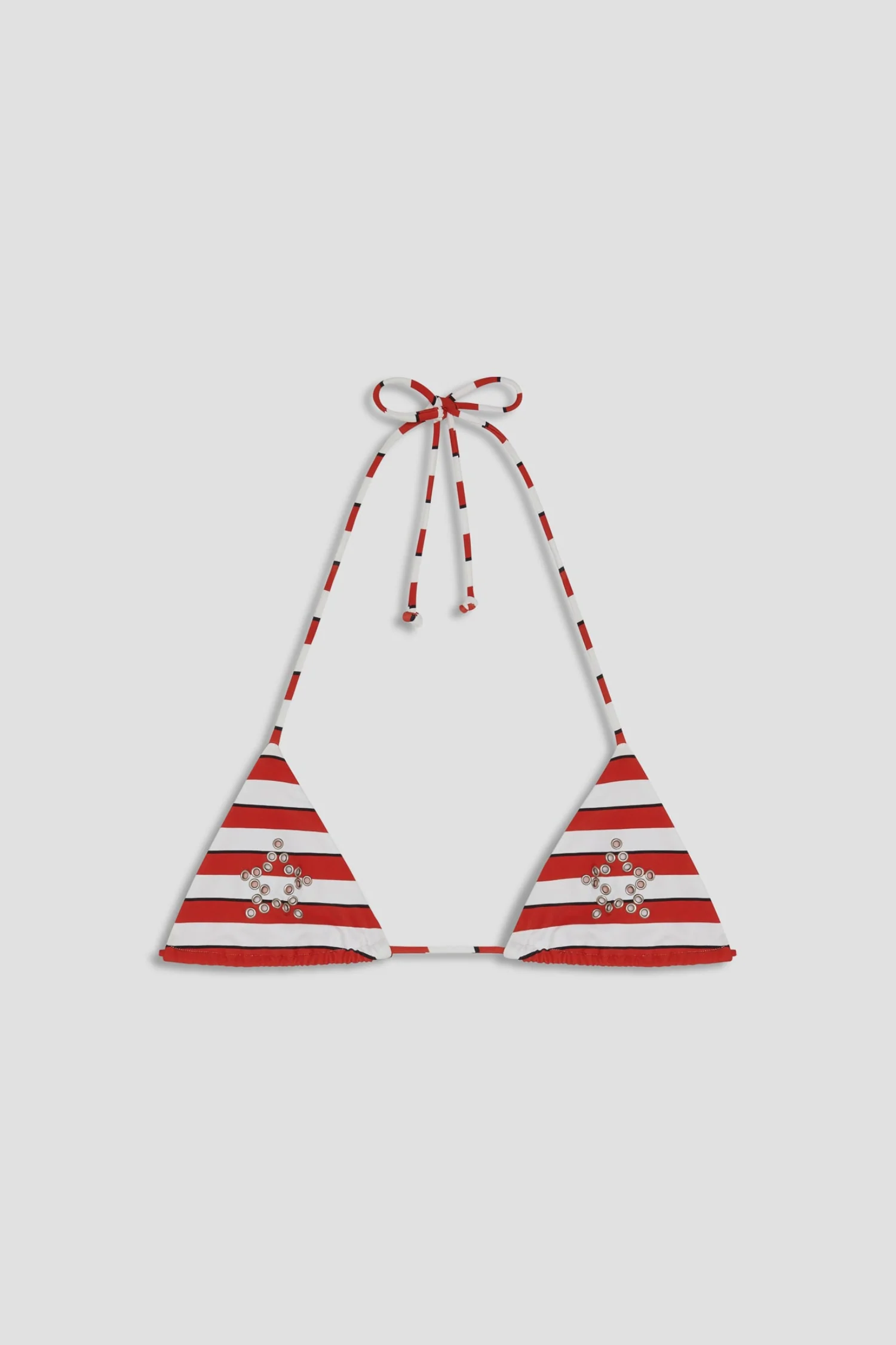 Kauai Bikini Top - Red Stripe