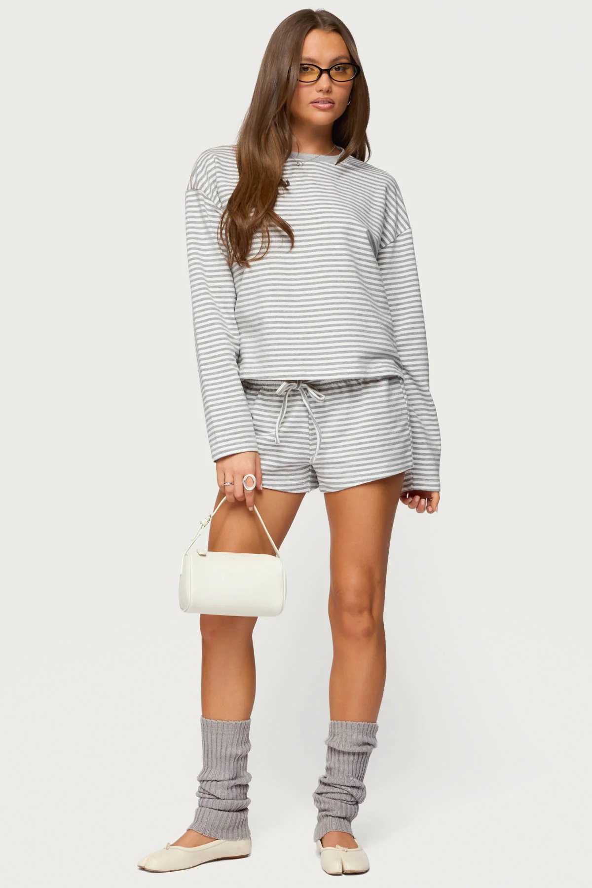 Jainee Striped Long Sleeve T Shirt