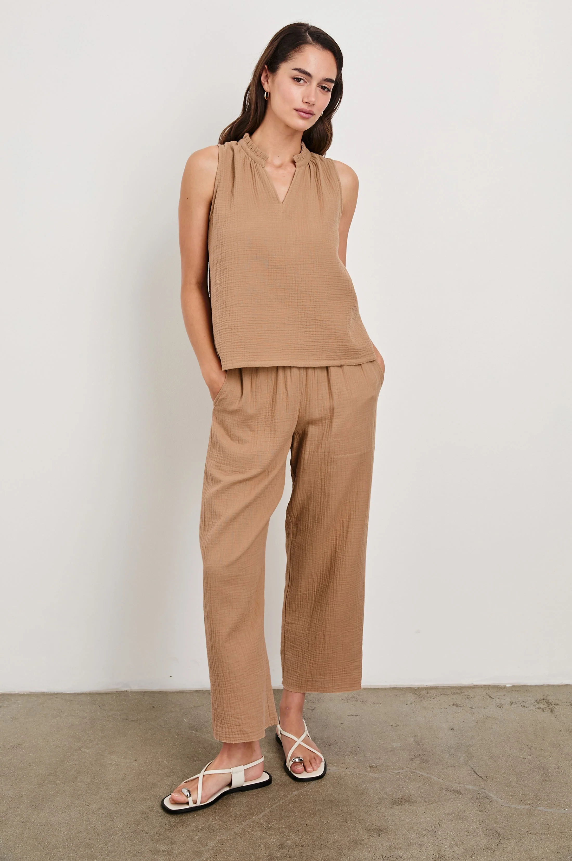 Christy Top - Taupe