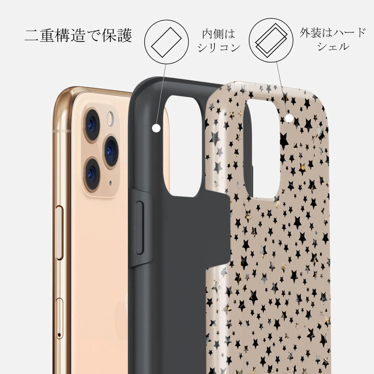 Sparkling Tiara - Stars iPhone 11 Pro Max ケース