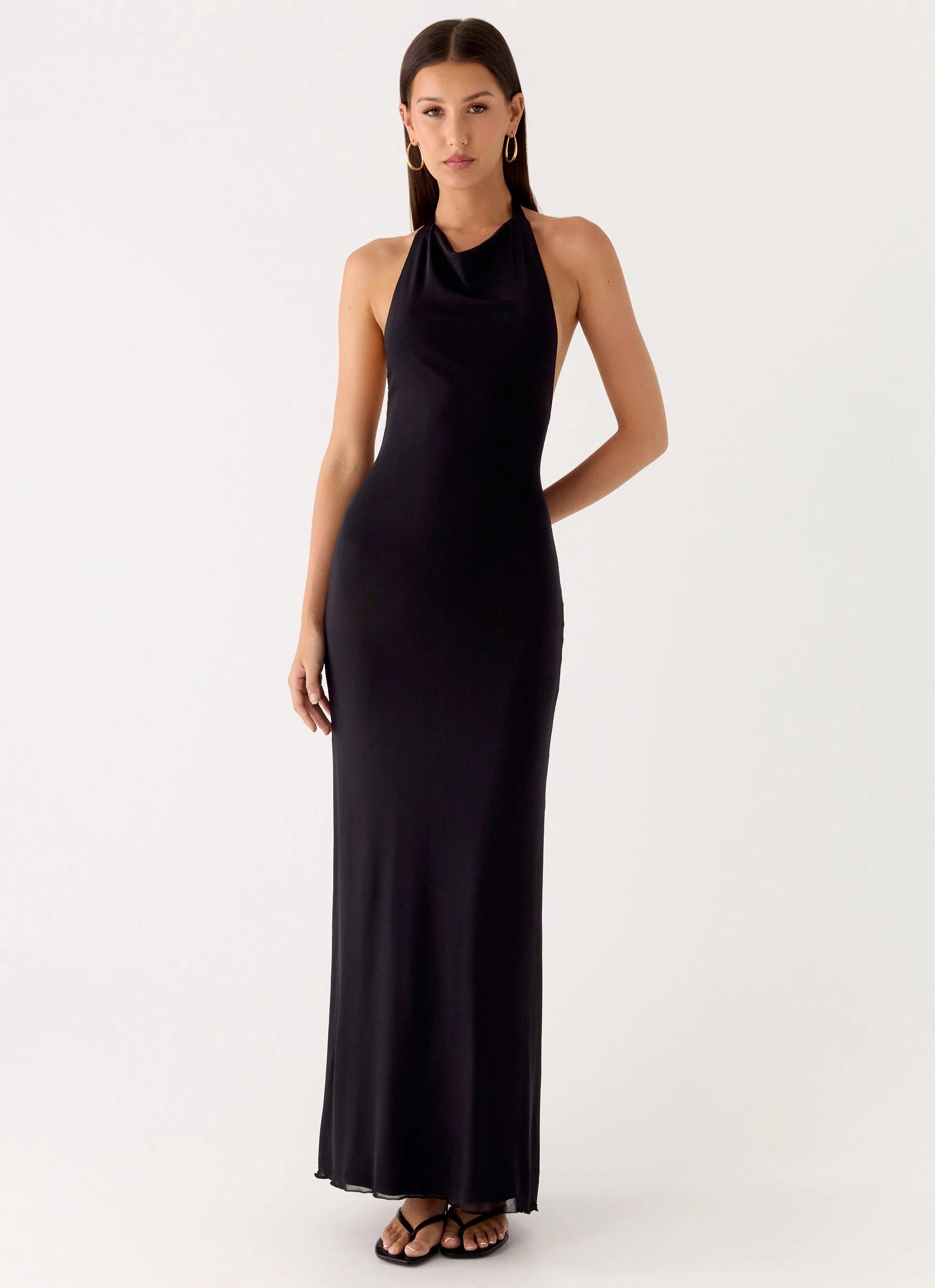 Starlight Nights Maxi Dress - Black