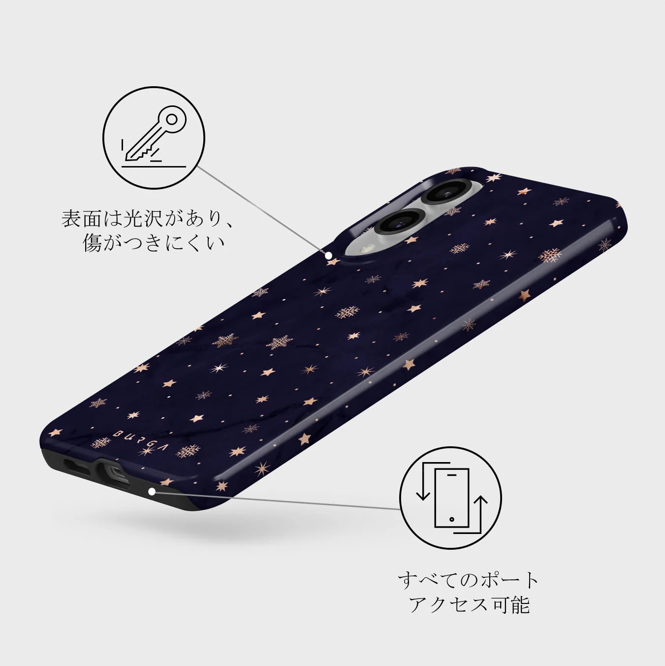 Midnight Kiss - Samsung Galaxy S25 Edge ケース