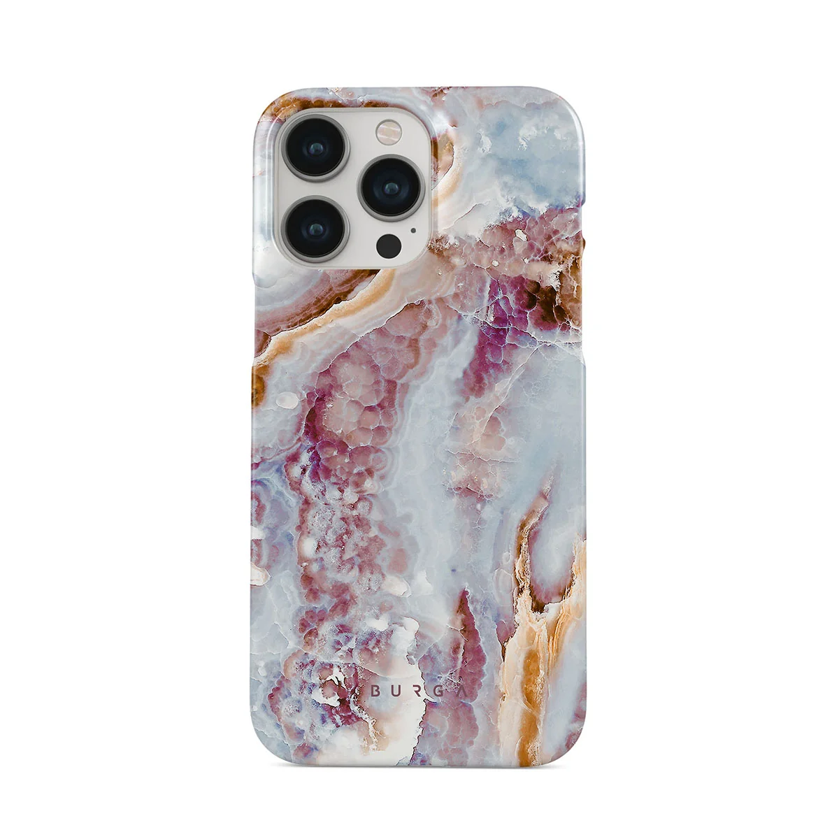 Frozen Leaves - Cute Marble iPhone 14 Pro ケース
