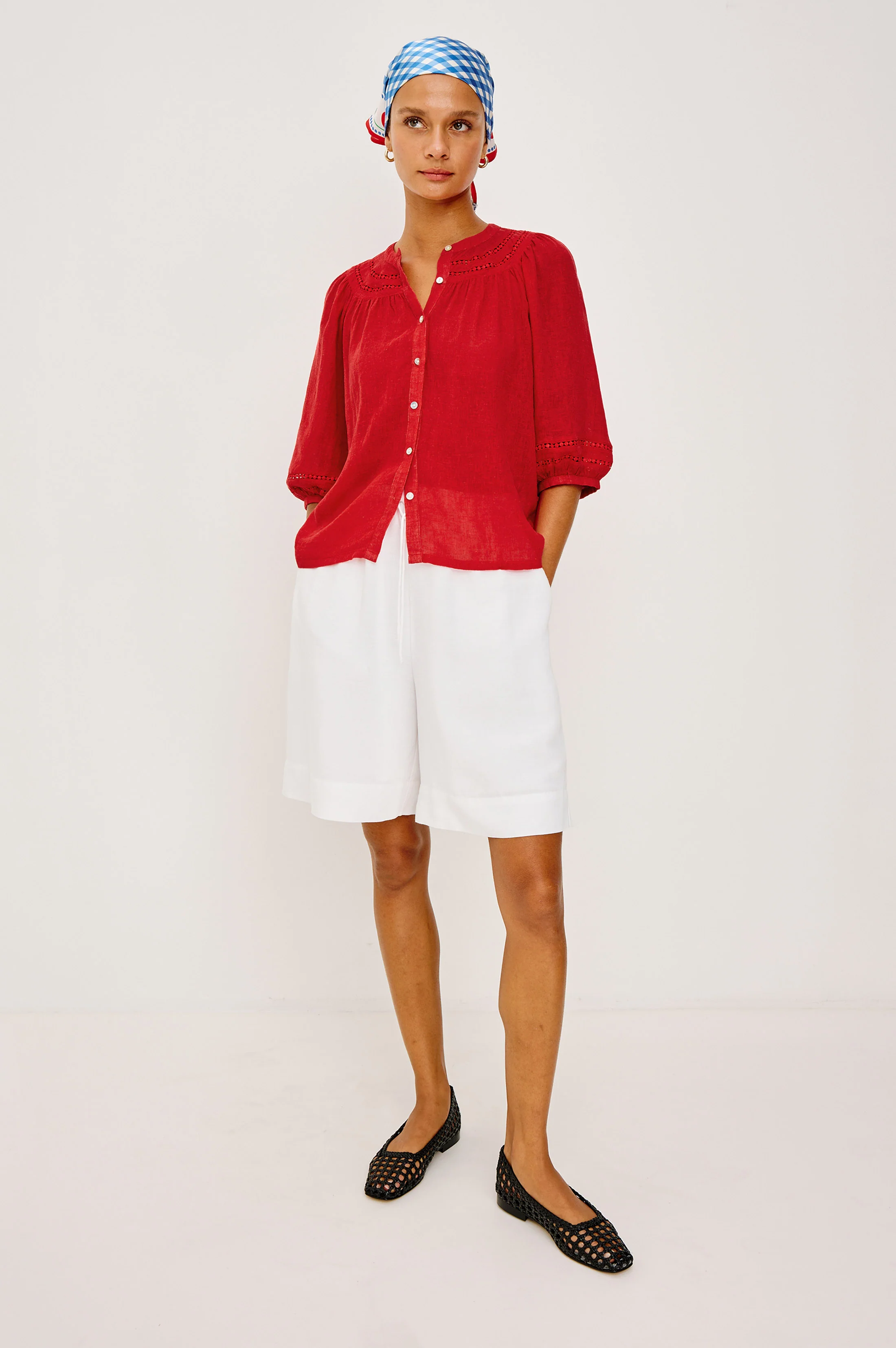 Rails X Giadzy Theia Top - Tomato