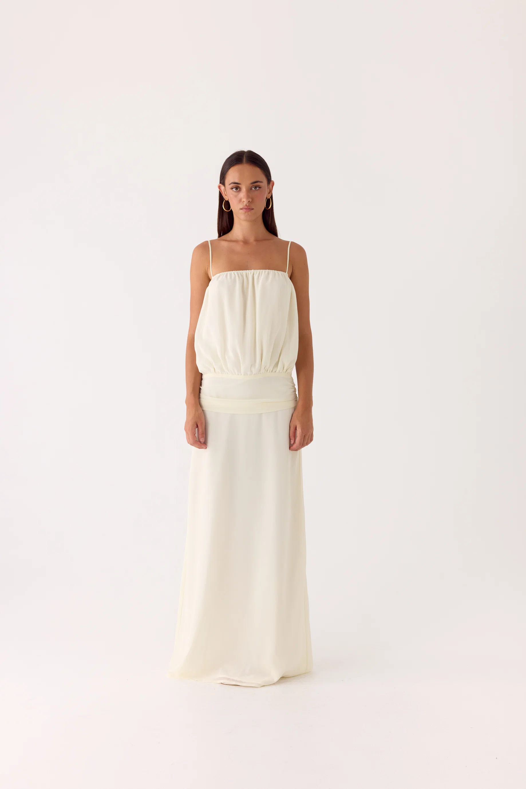 Citrus Kiss Maxi Dress - Baby Yellow