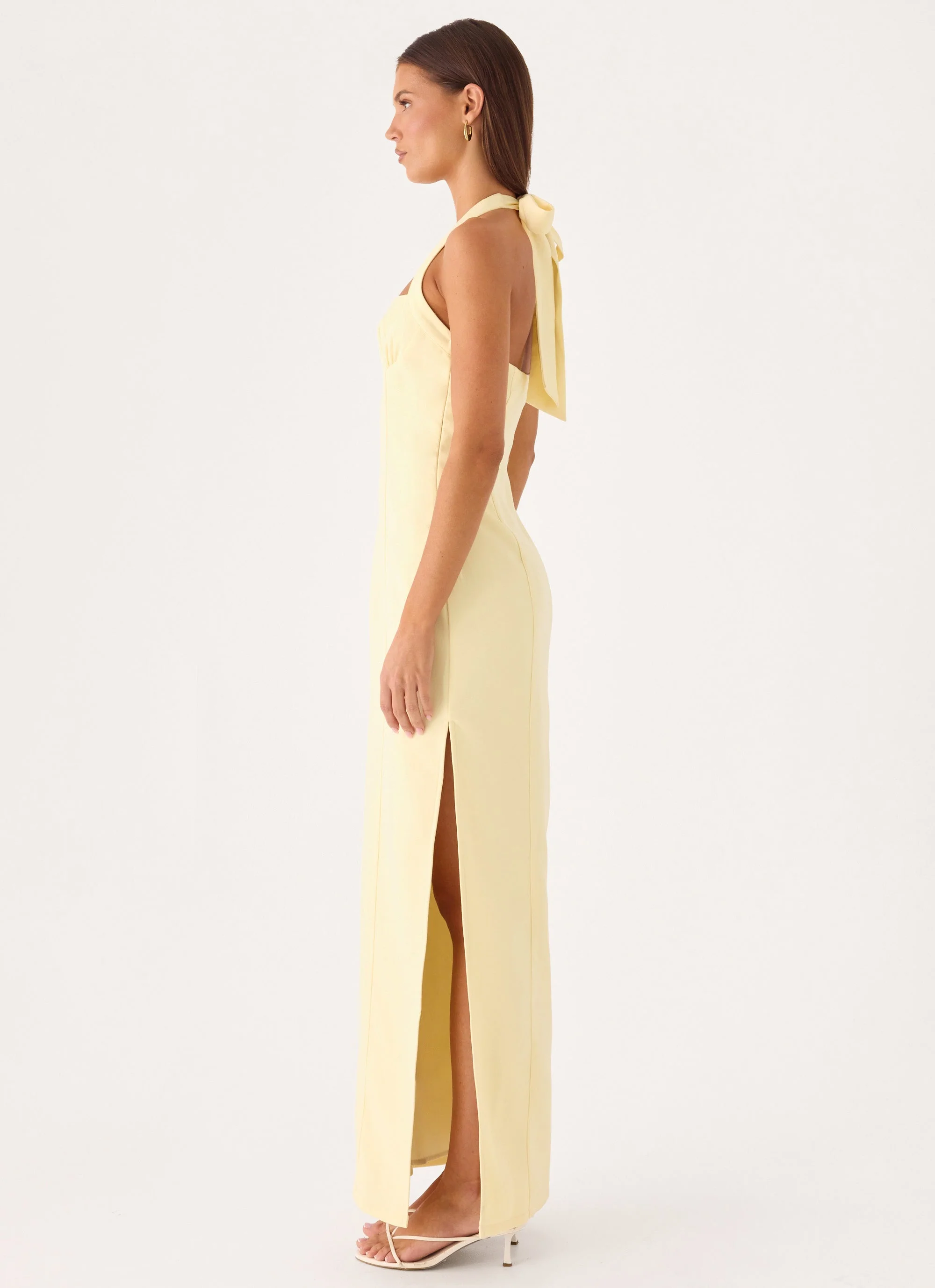 Analeah Maxi Dress - Baby Yellow - luluinthesky