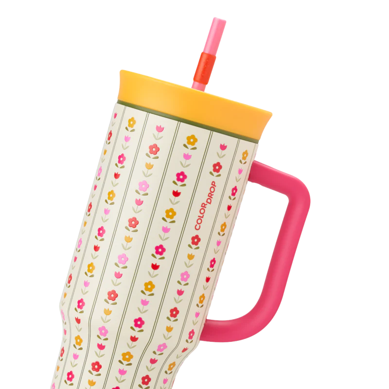 Owala 40oz Tumbler  Flower Crown