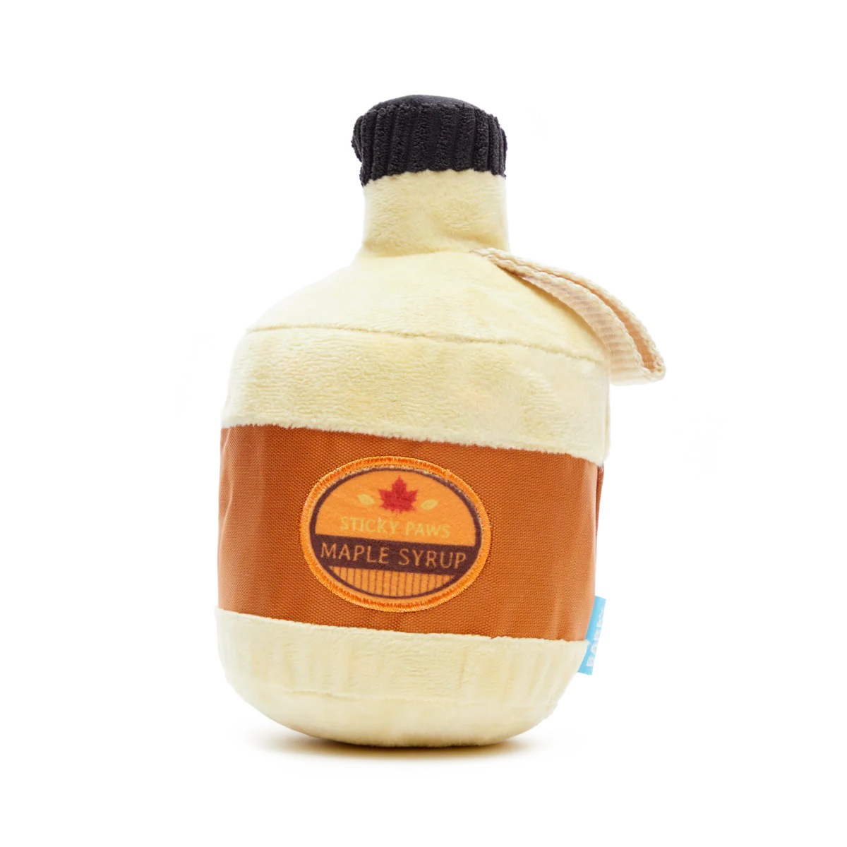 Sticky Paws Maple Syrup Plush 2-in-1 Rip and Reveal Dog Toy