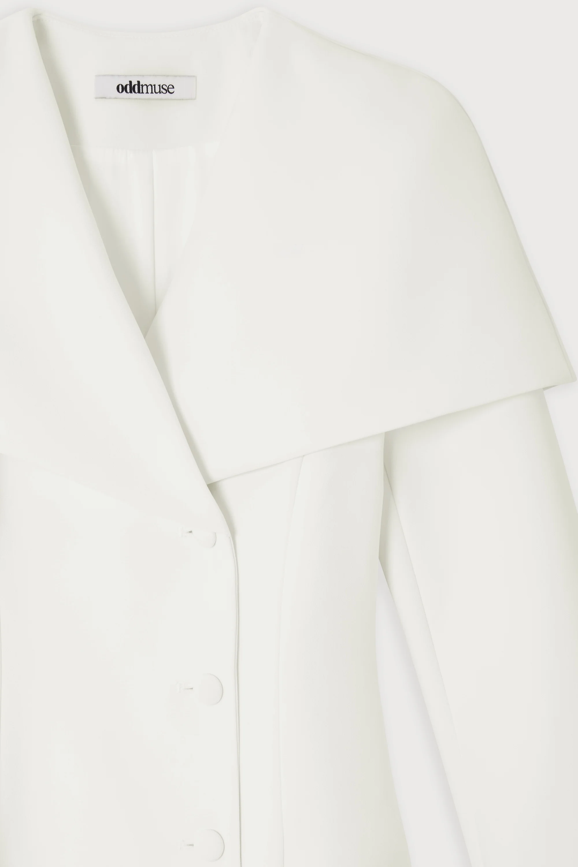 Statement Collar Midi Dress