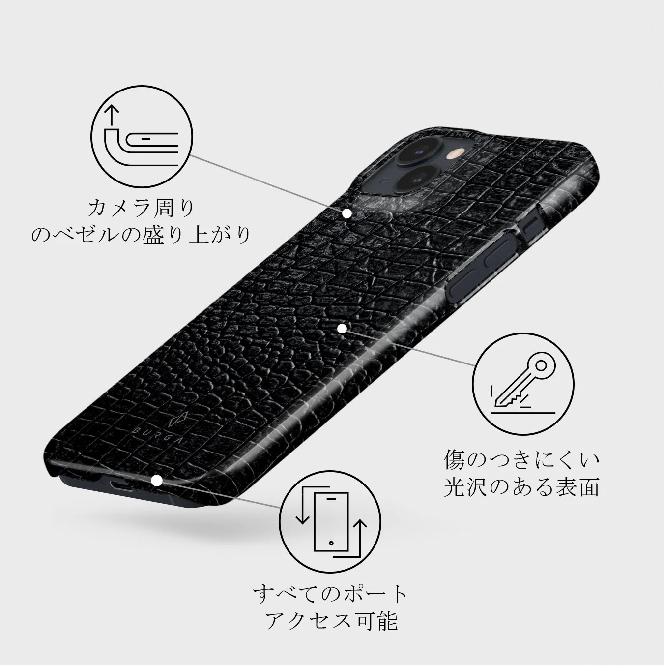 Reaper's Touch - Snakeskin iPhone 13 Mini ケース