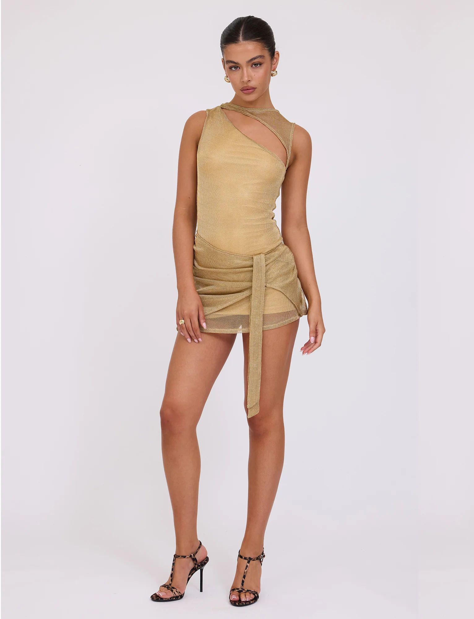 Azelma Dress - Gold