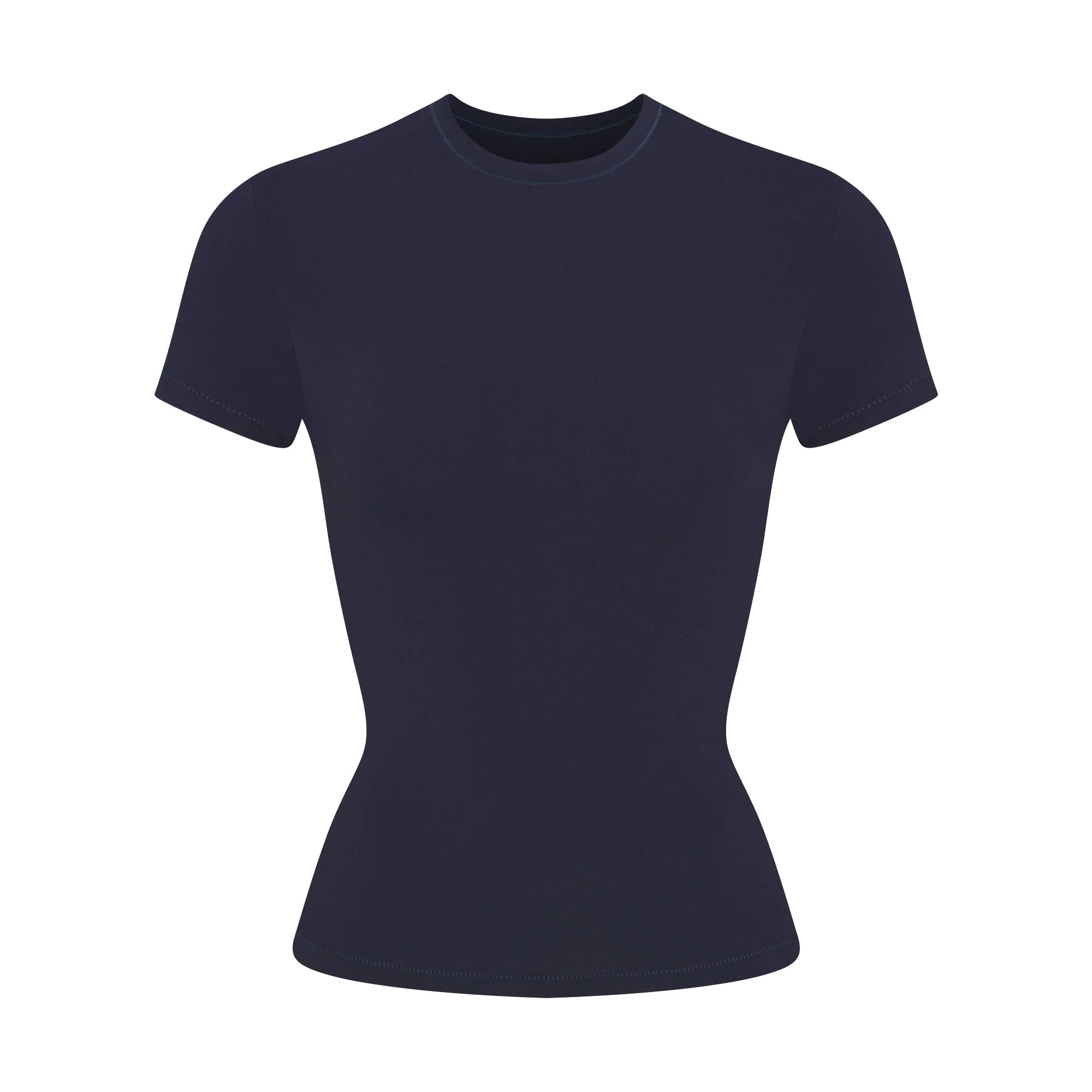 Cotton Jersey T-Shirt - Navy