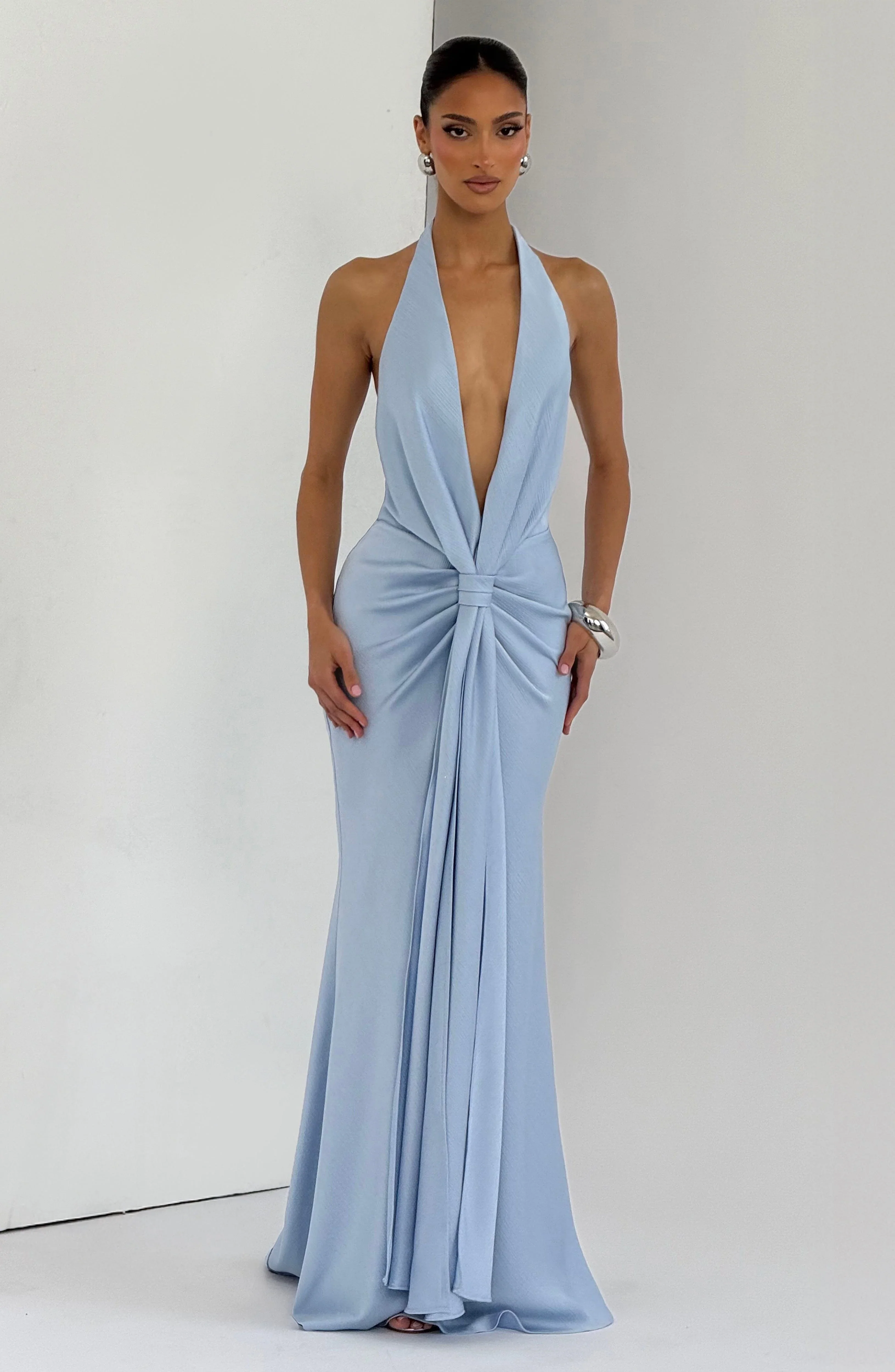 Linette Gown - Glacier Blue