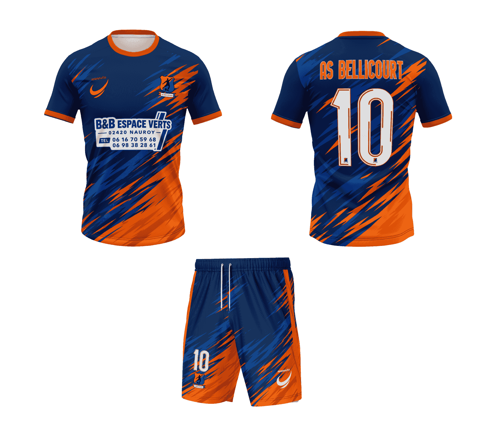 AS Bellicourt — Kit Complet Personnalisé