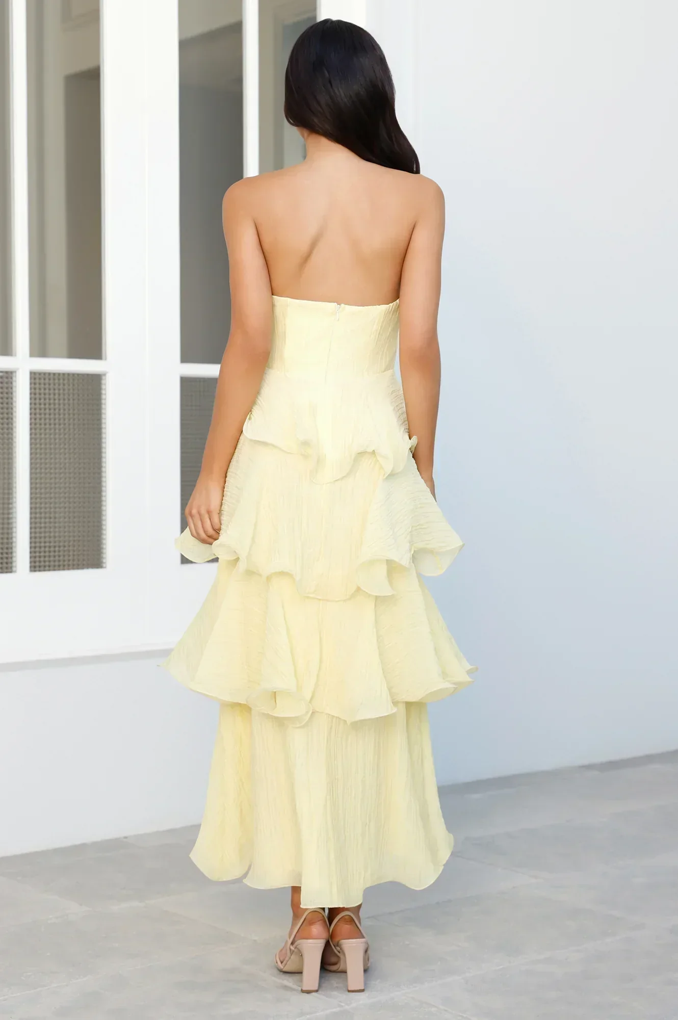 Wedding Adventure Strapless Maxi Dress