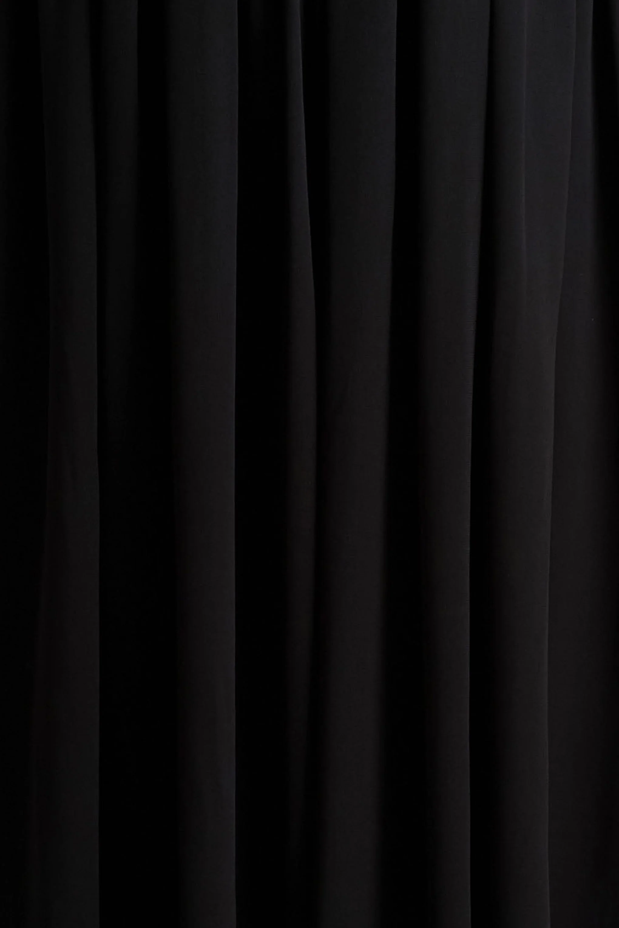 Spencer | Black Chiffon Pleated Maxi Skirt