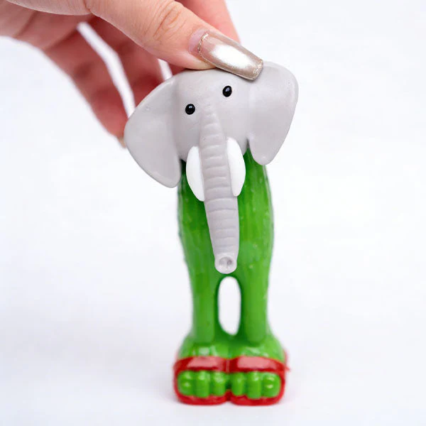 SqueezeSquad Italian Brainrot Taba Deluxe Premium Silicone Squishies® Fidget Toy - Elephant Cactus Meme Buddy