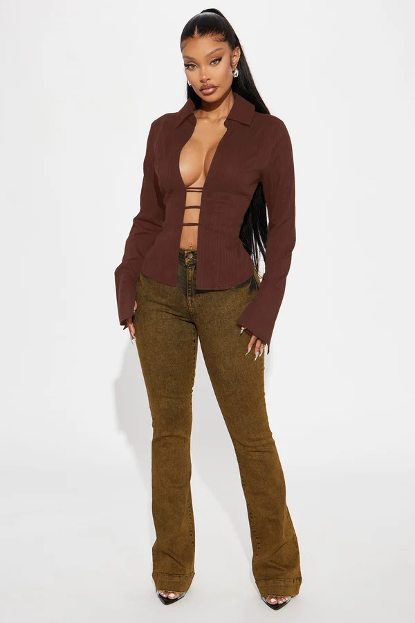 Ophelia Bell Sleeve Blouse Top
