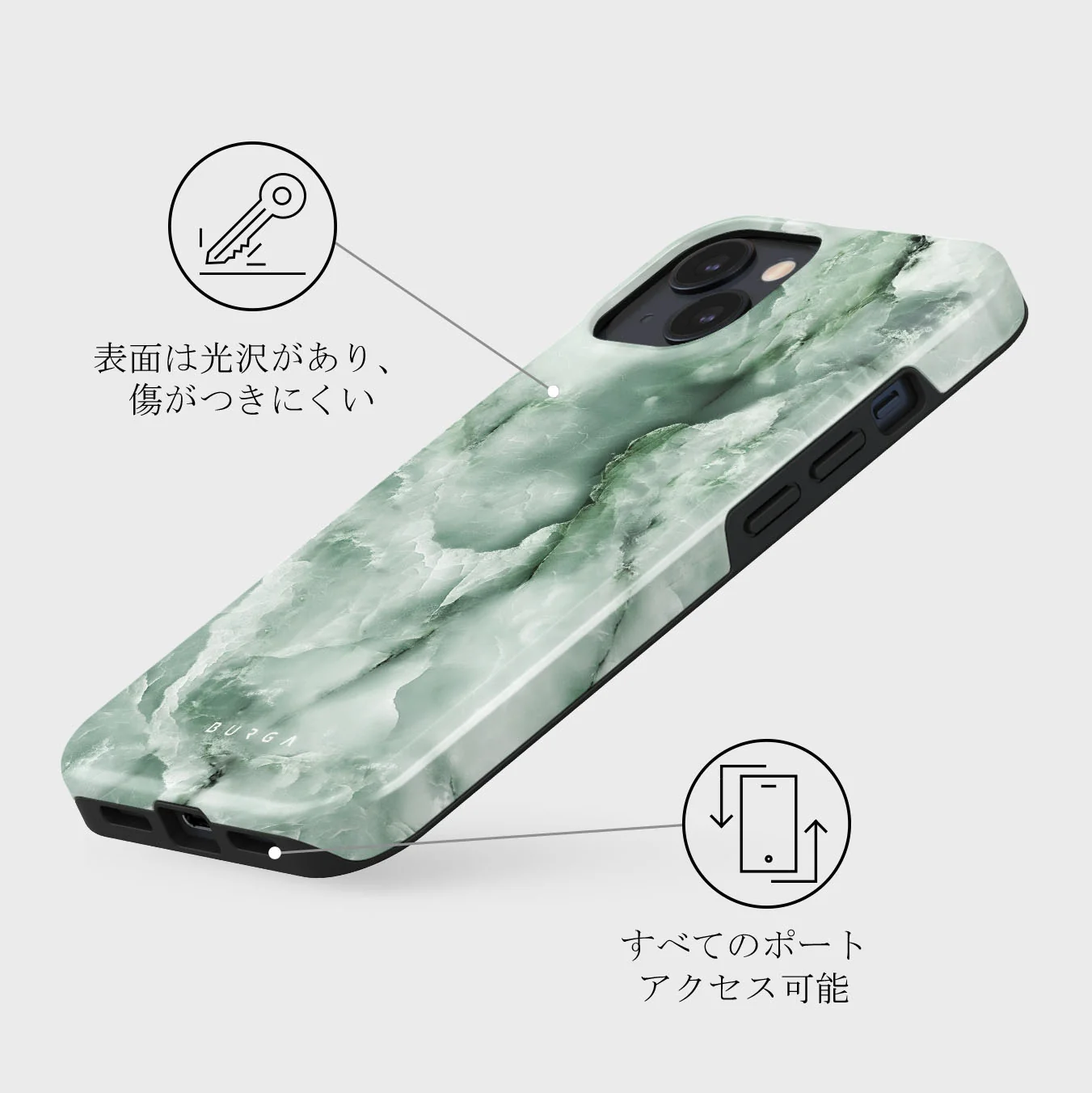 Pistachio Cheesecake - Green iPhone 13 Mini ケース