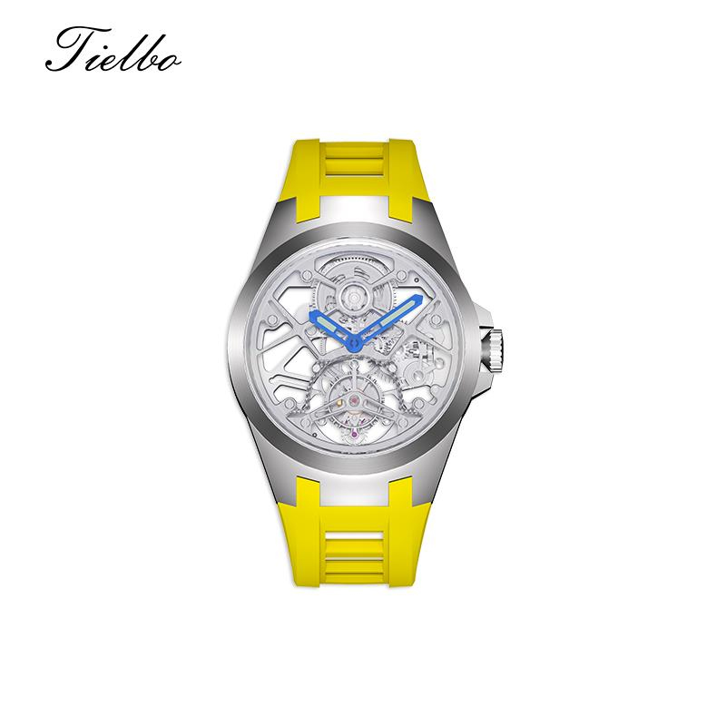 Tianzhou Skeleton Tourbillon Watch – Manual, Sapphire, 44mm T306M