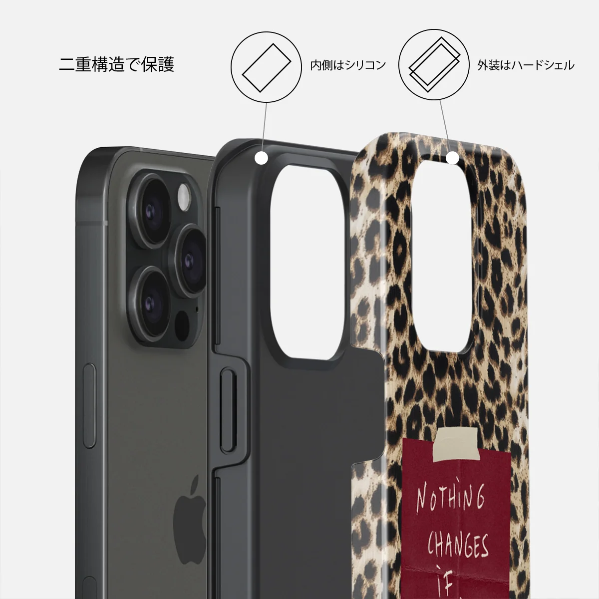 Nothing Changes - iPhone 15 Pro Max ケース