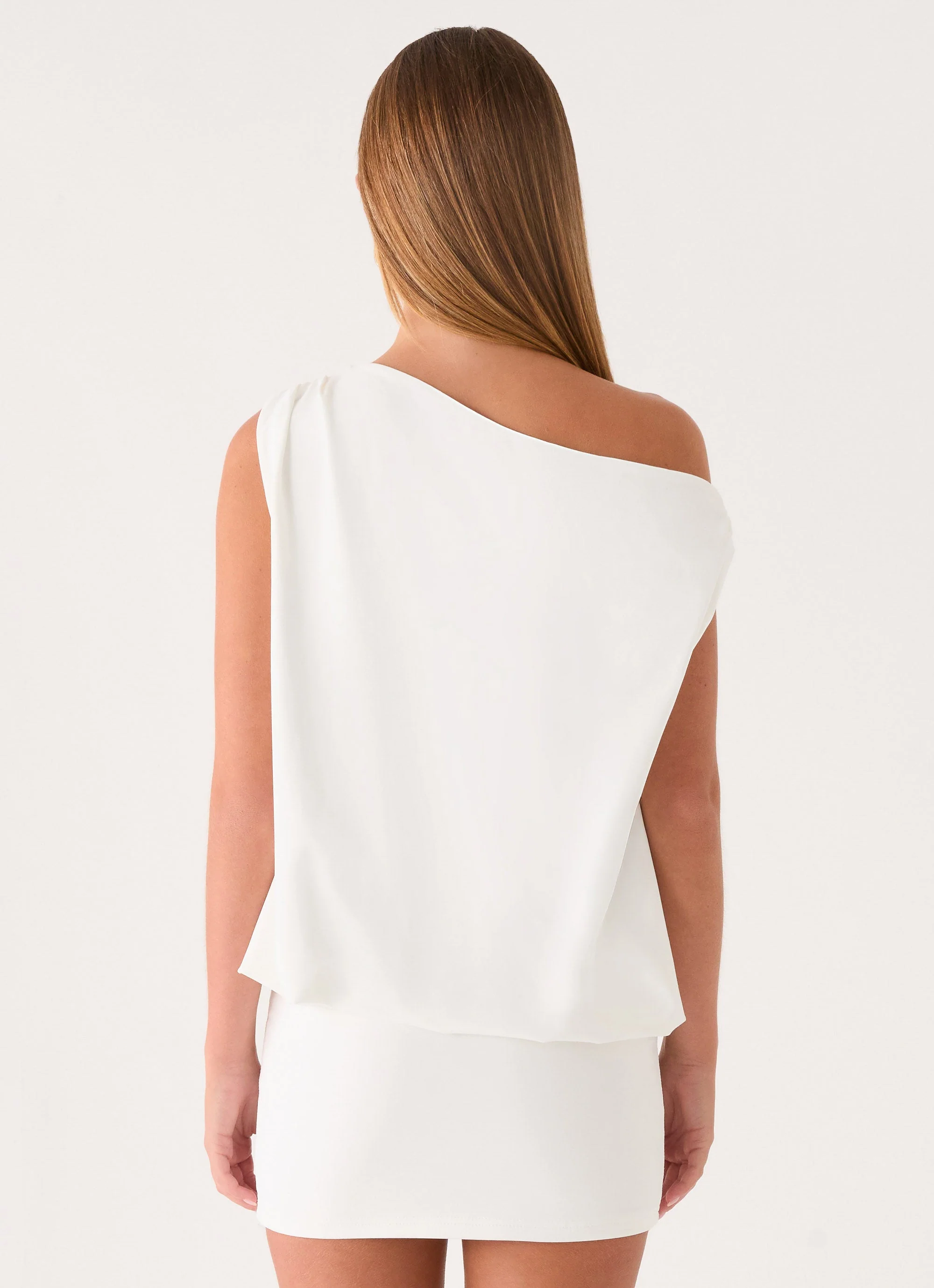 Caelen Mini Dress - White - luluinthesky