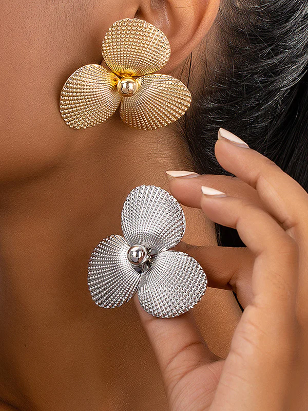Flower Shape Earrings Accessories